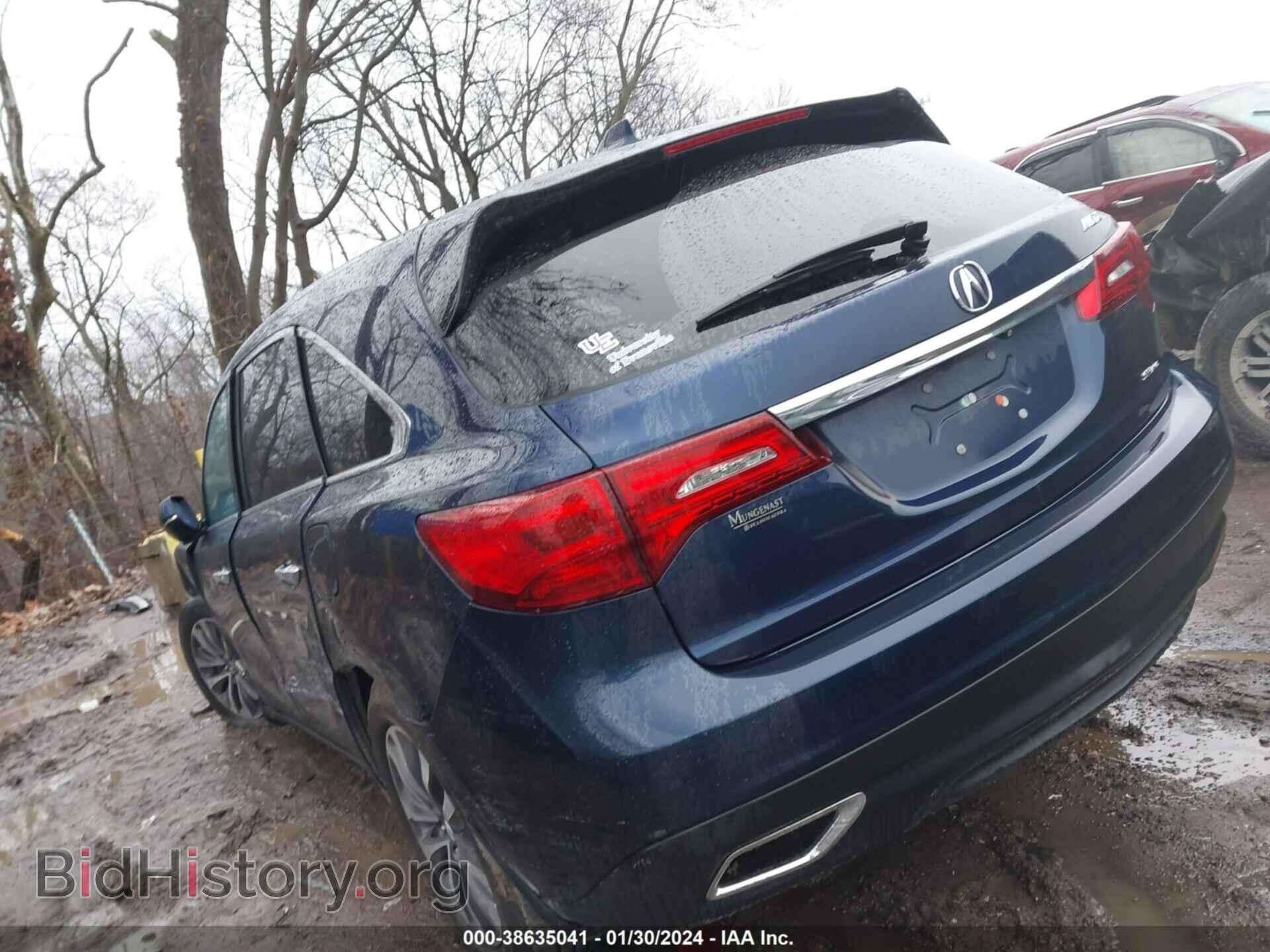 2016 ACURA MDX - VIN: 5FRYD4H45GB017764 - Фото 3