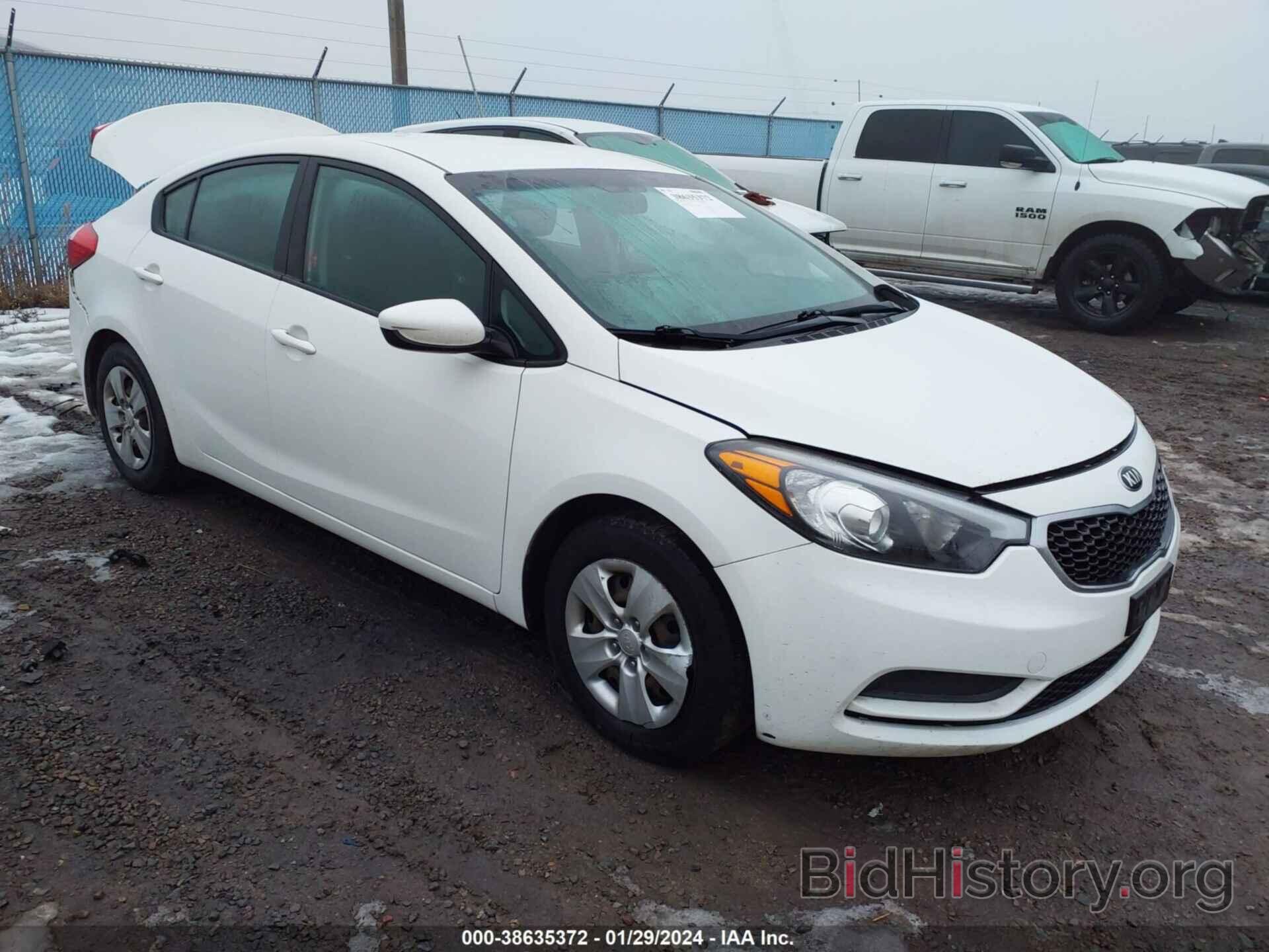 Фотография KNAFK4A67G5613435 - KIA FORTE 2016