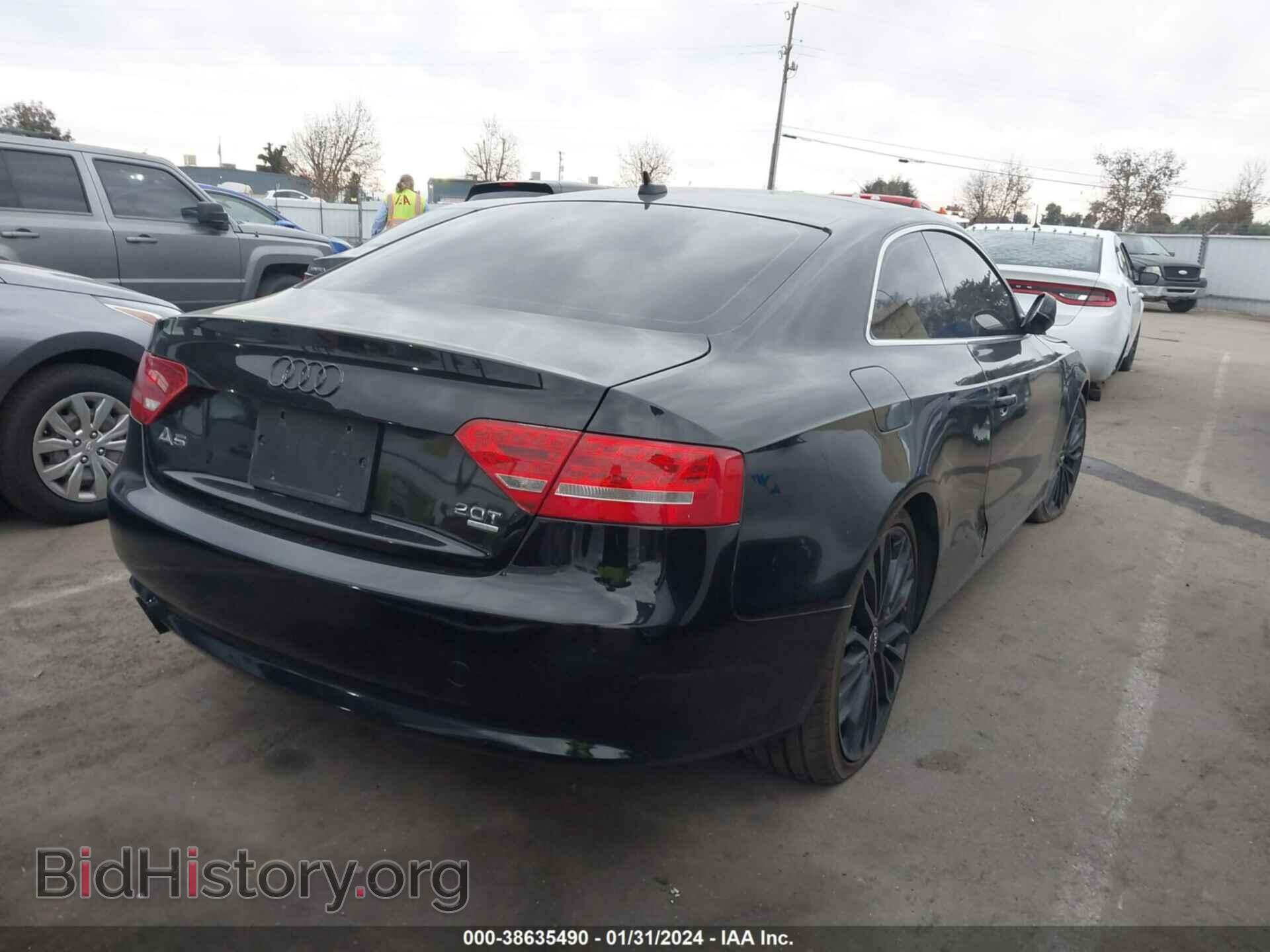 2012 AUDI A5 - VIN: WAULFAFR8CA003005 - Фото 4