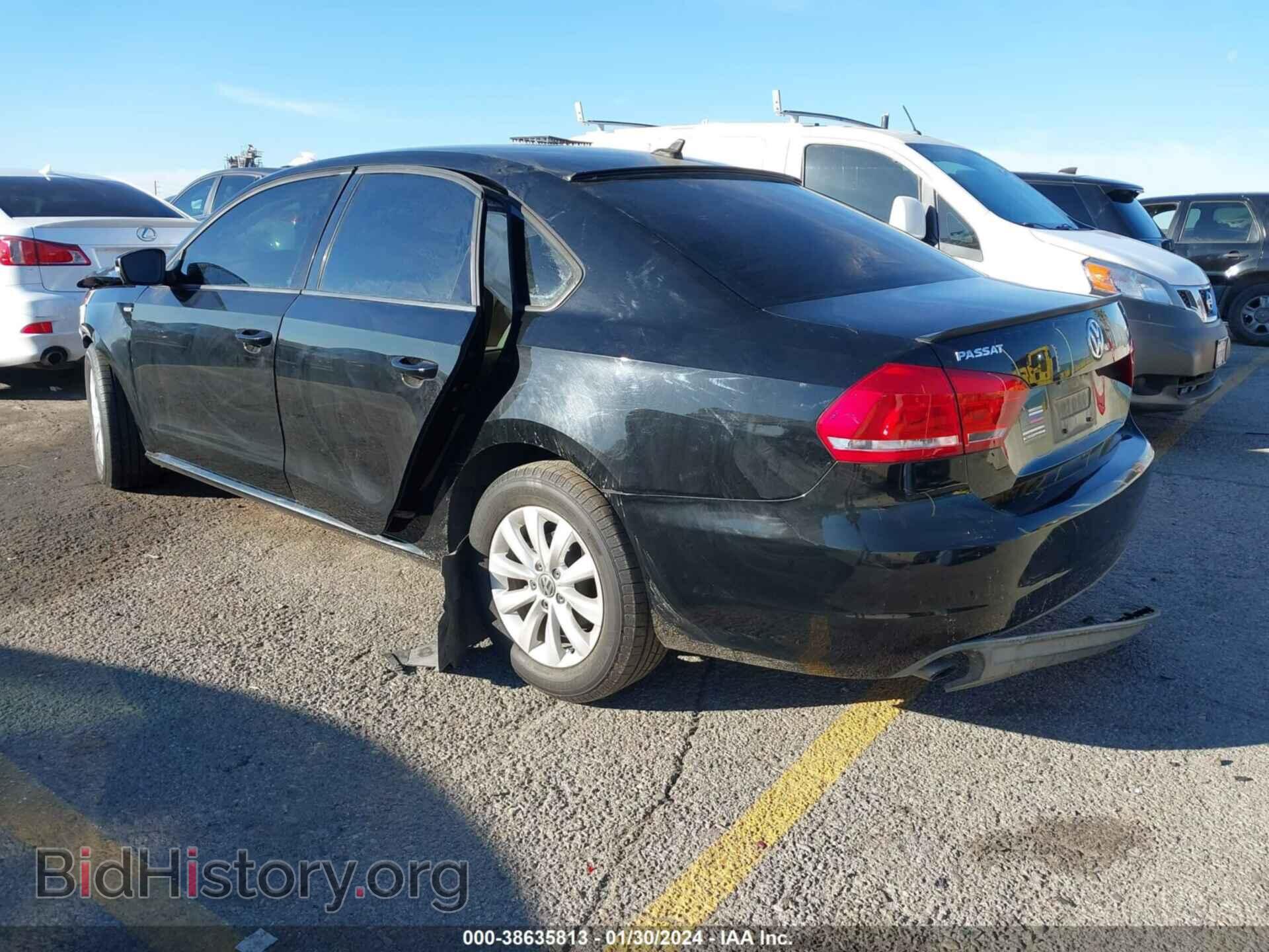 2013 VOLKSWAGEN PASSAT - VIN: 1VWAP7A31DC139864 - Фото 3