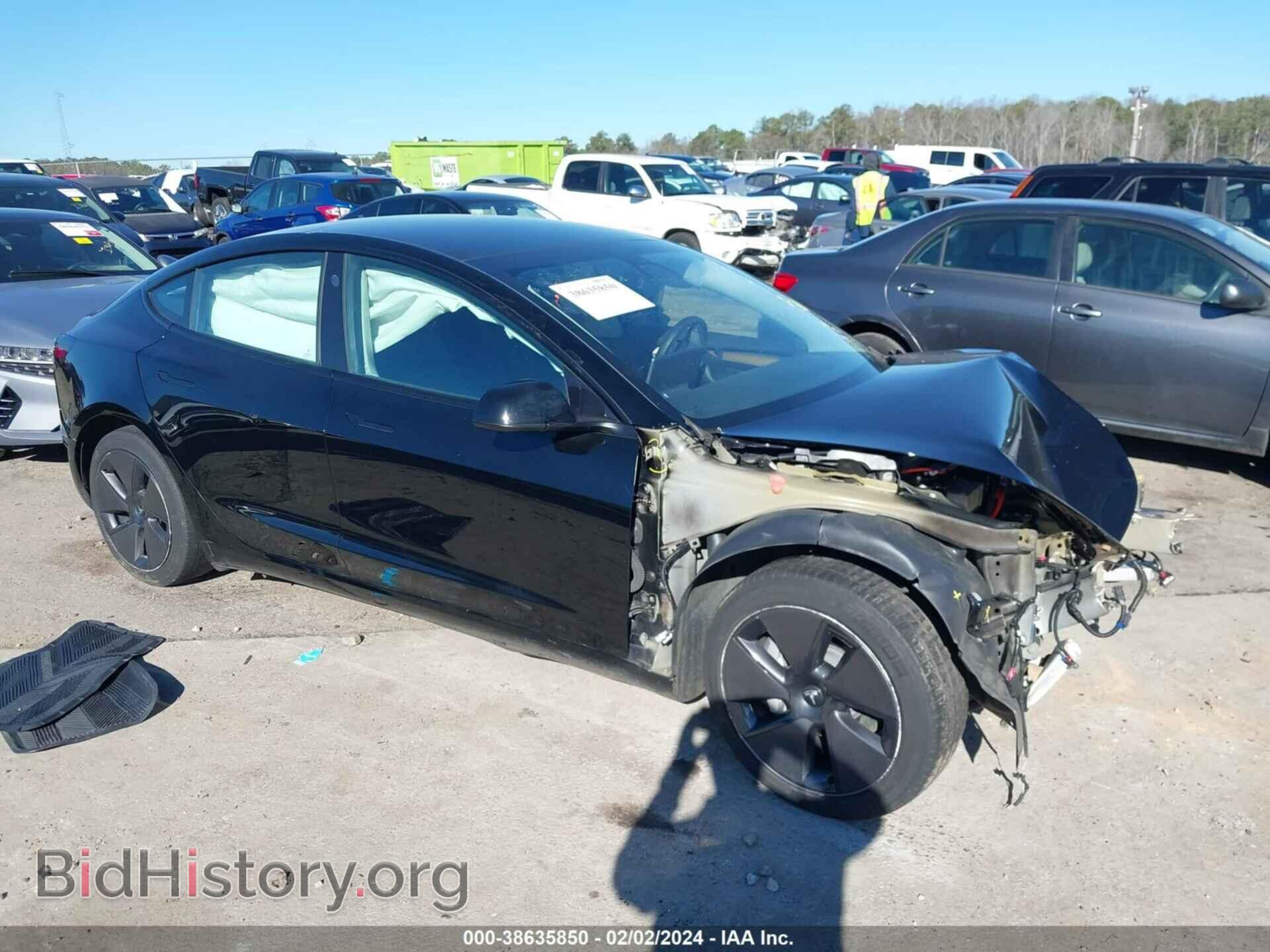 Photo 5YJ3E1EA9MF016873 - TESLA MODEL 3 2021