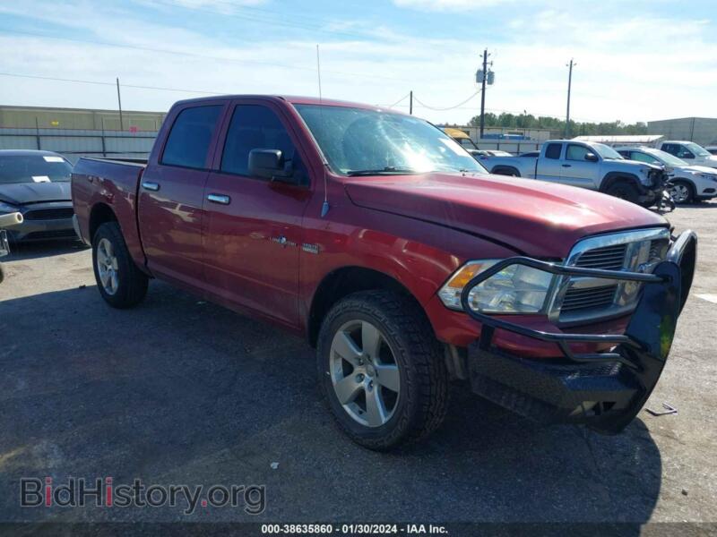 2012 RAM 1500 SLT (VIN 1C6RD6LT8CS348813) — фото 1 из 11, IAAI, повреждение: передняя часть