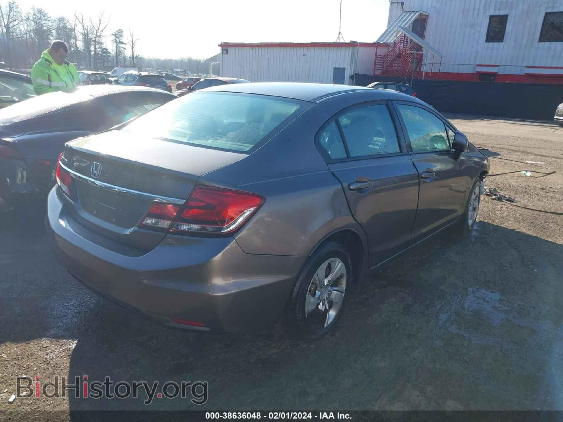 2013 HONDA CIVIC - VIN: 2HGFB2F53DH598834 - Фото 4