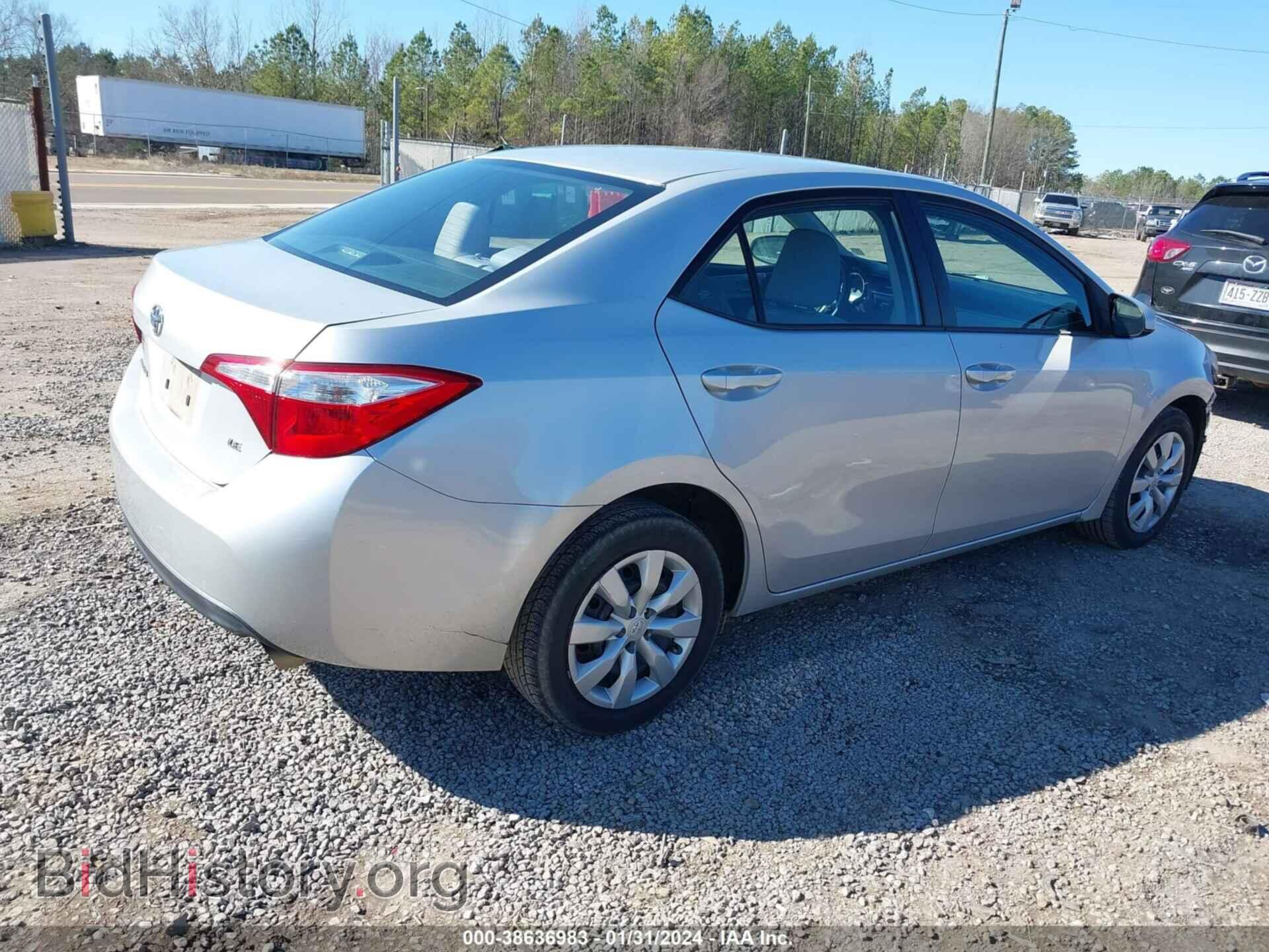 2015 TOYOTA COROLLA - VIN: 5YFBURHE2FP243101 - Фото 4