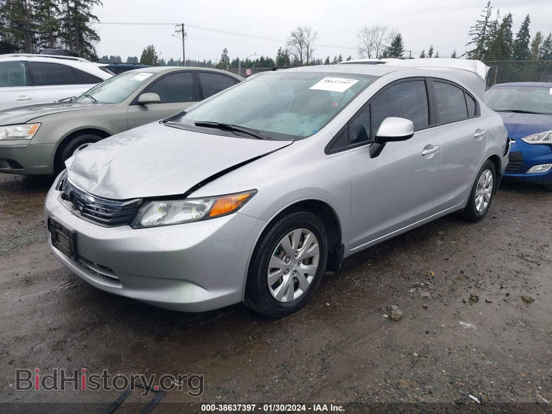2012 HONDA CIVIC - VIN: 19XFB2F56CE304142 - Фото 2