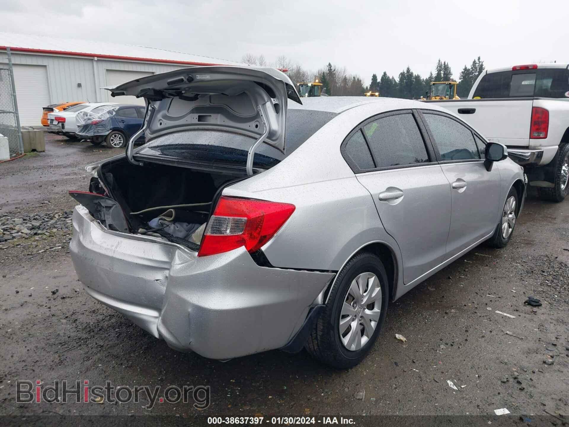 2012 HONDA CIVIC - VIN: 19XFB2F56CE304142 - Фото 4
