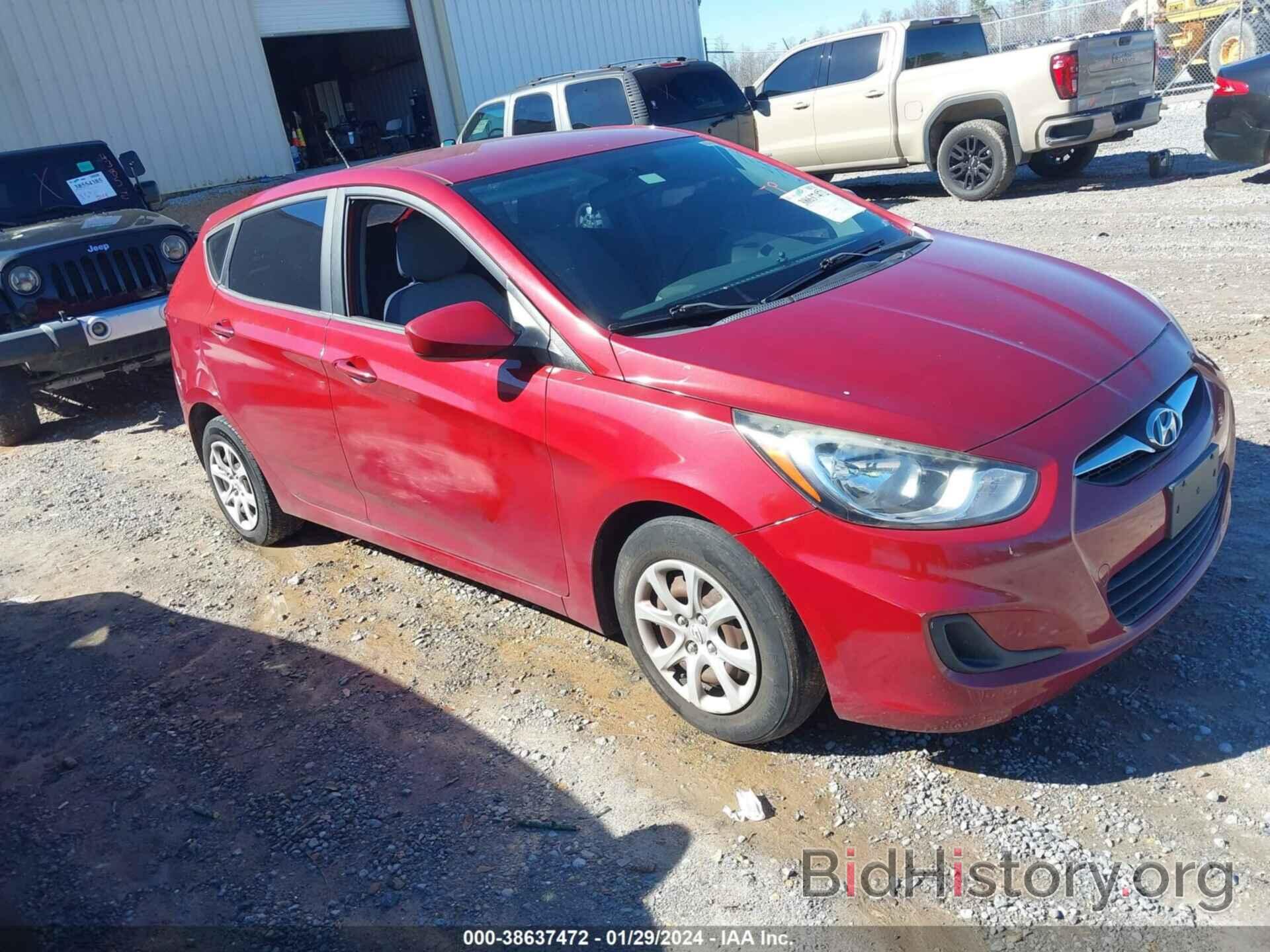 Photo KMHCT5AE3CU001549 - HYUNDAI ACCENT 2012