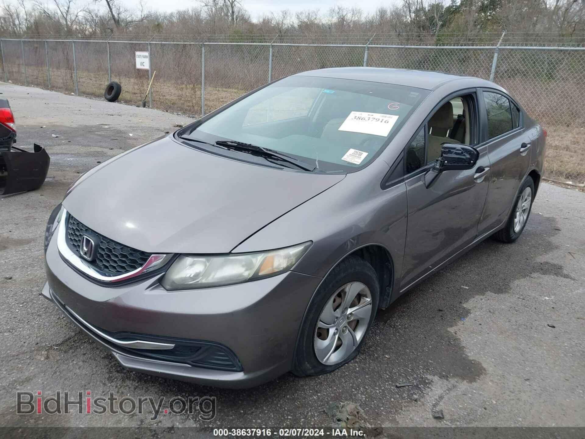 2014 HONDA CIVIC - VIN: 19XFB2F52EE027301 - Фото 2