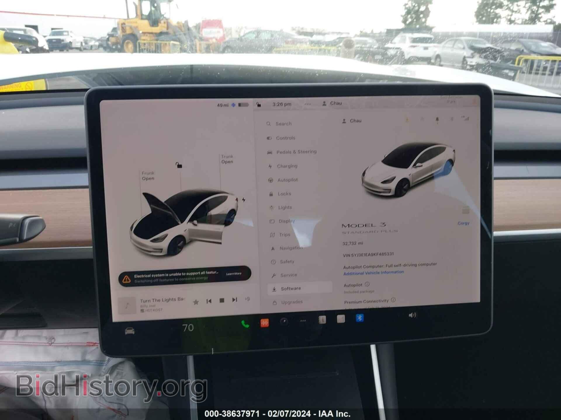 2019 TESLA MODEL 3 - VIN: 5YJ3E1EA9KF485331 - Фото 17