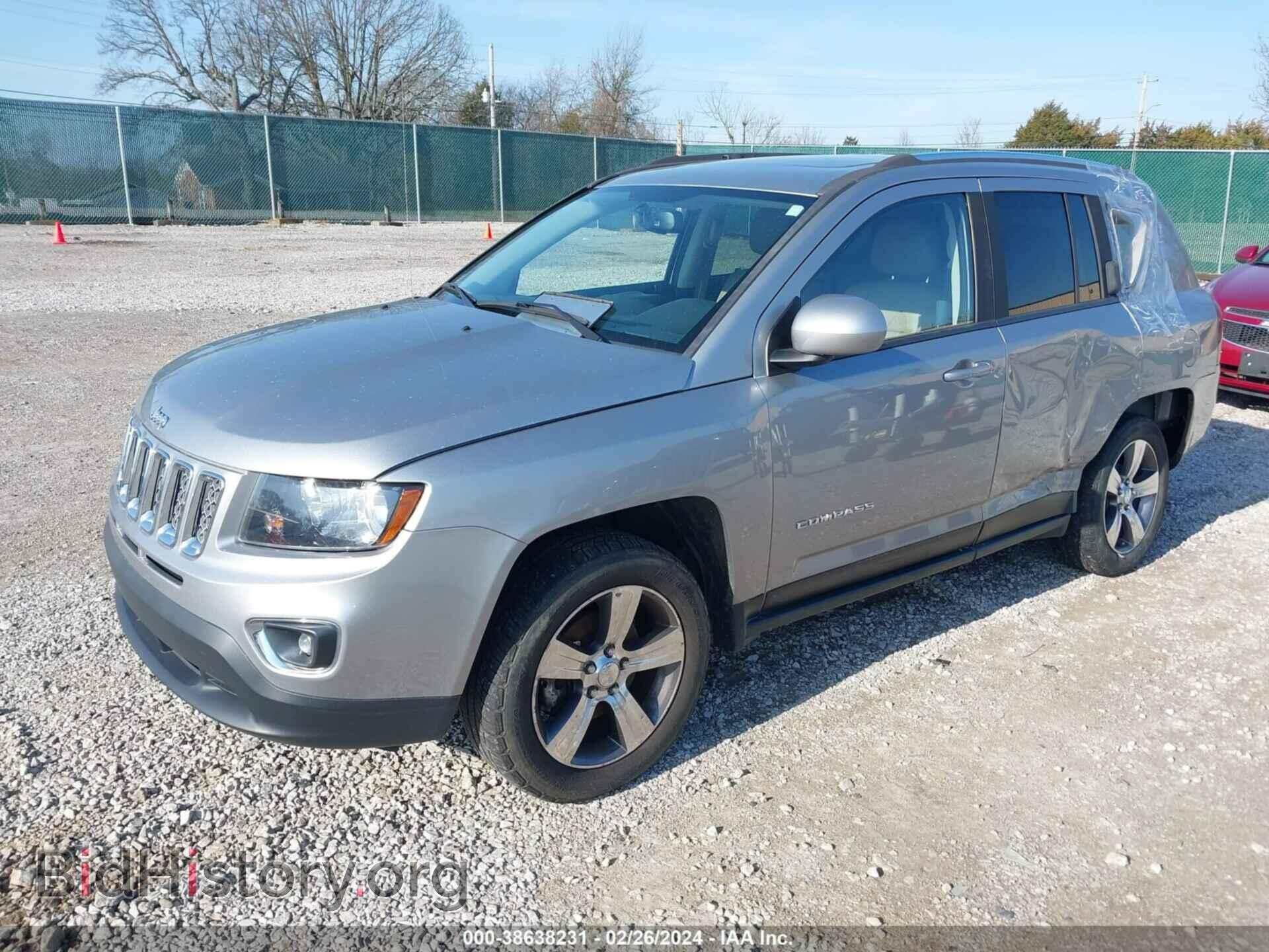 2016 JEEP COMPASS - VIN: 1C4NJCEA4GD748792 - Фото 2