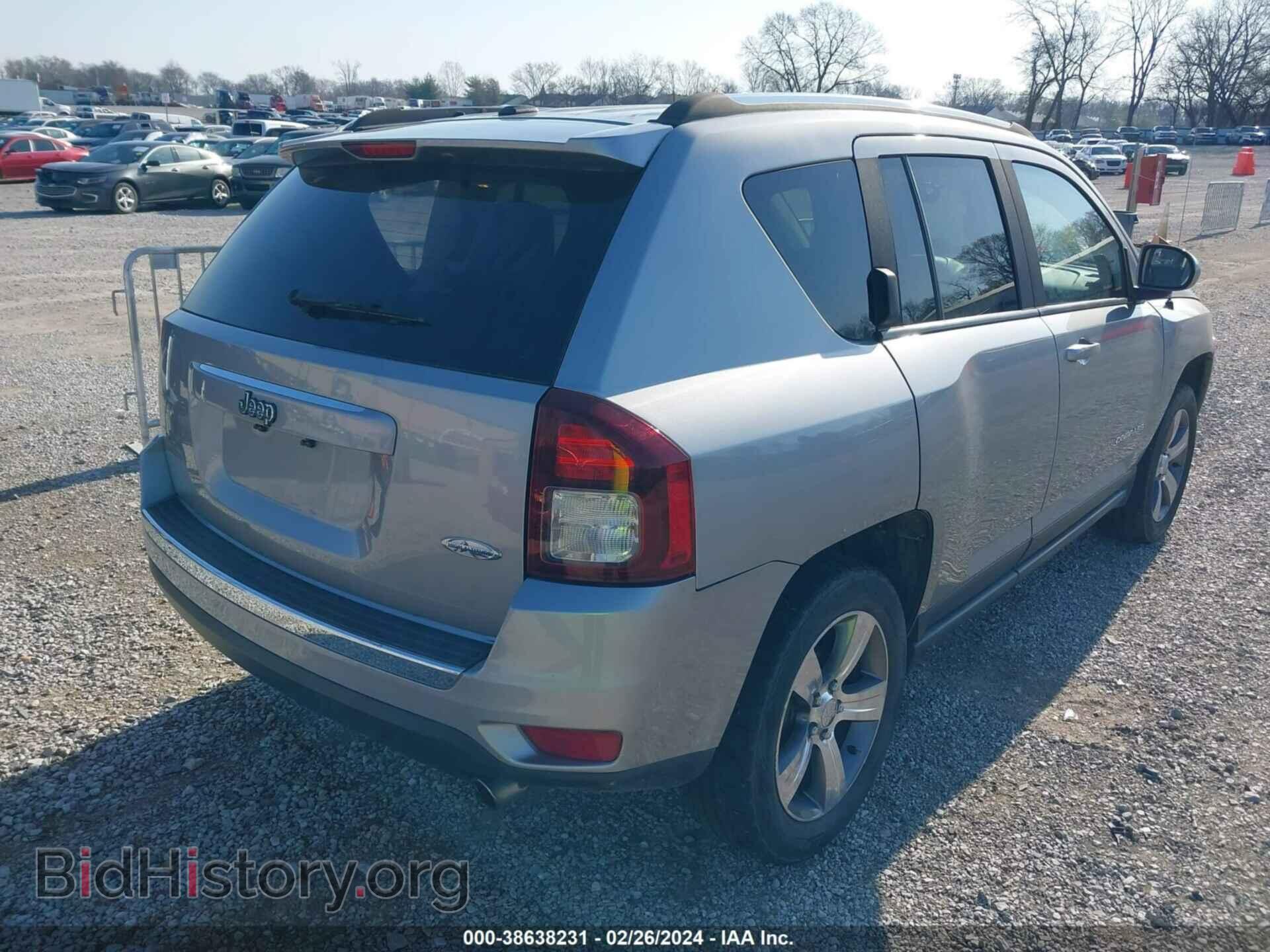 2016 JEEP COMPASS - VIN: 1C4NJCEA4GD748792 - Фото 4