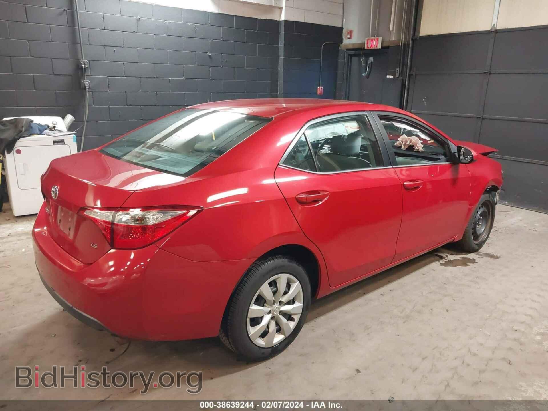 2014 TOYOTA COROLLA - VIN: 2T1BURHE5EC101100 - Фото 4