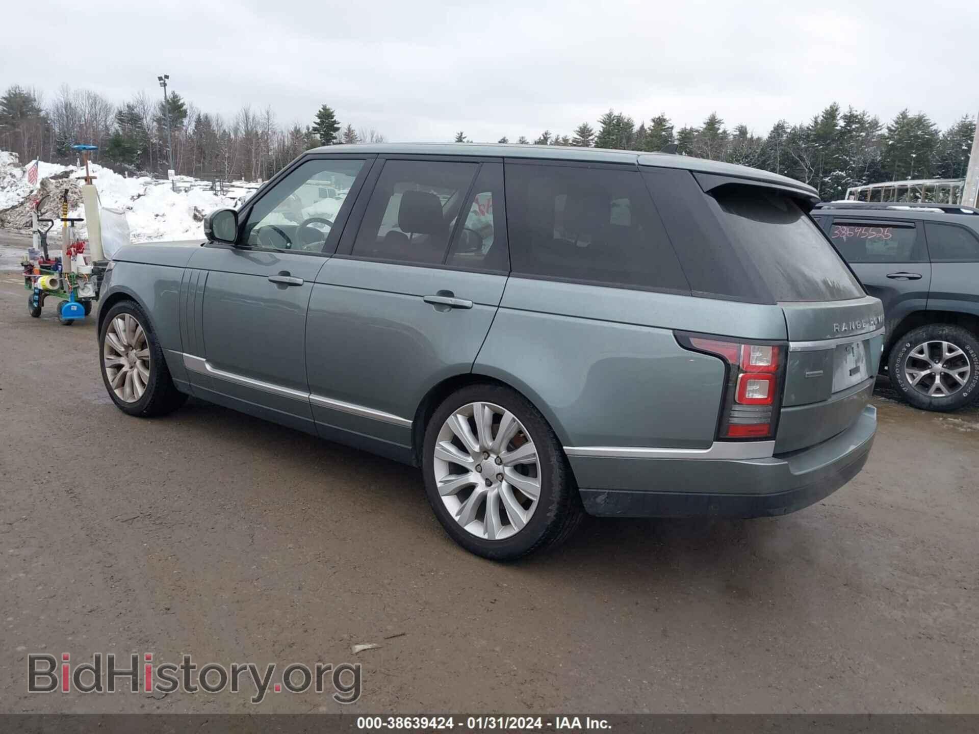 2015 LAND ROVER RANGE ROVER - VIN: SALGS2TF0FA237295 - Фото 3