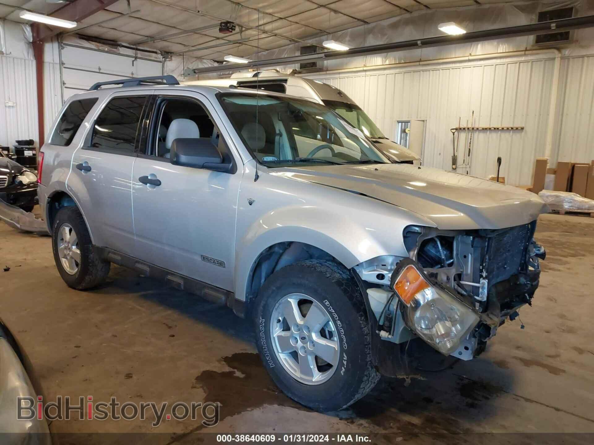Photo 1FMCU93138KA57248 - FORD ESCAPE 2008