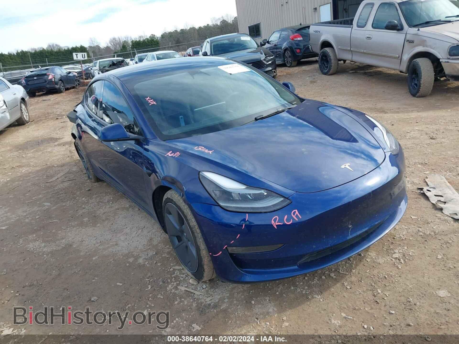 Фотография 5YJ3E1EB2NF207660 - TESLA MODEL 3 2022