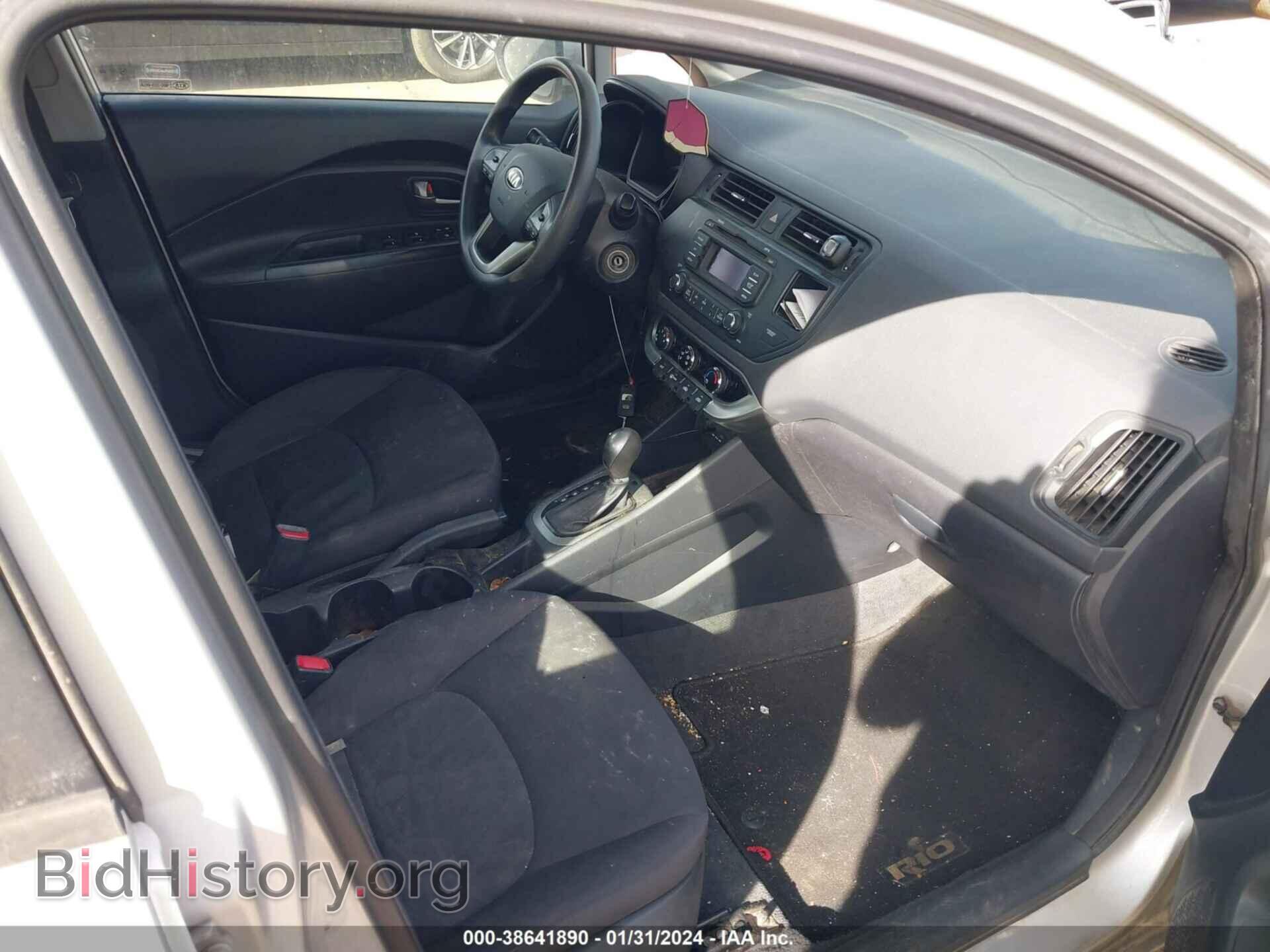 2013 KIA RIO - VIN: KNADM4A34D6291401 - Фото 5
