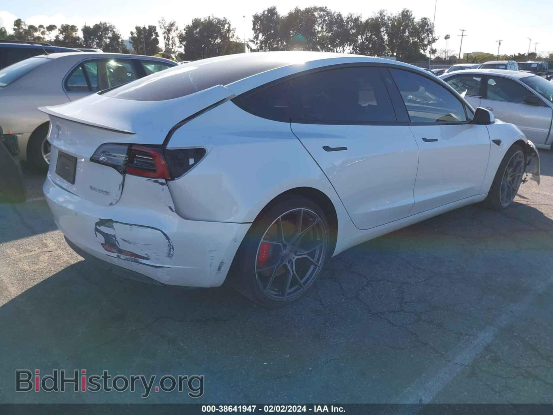 2022 TESLA MODEL 3 - VIN: 5YJ3E1EC6NF309875 - Фото 4