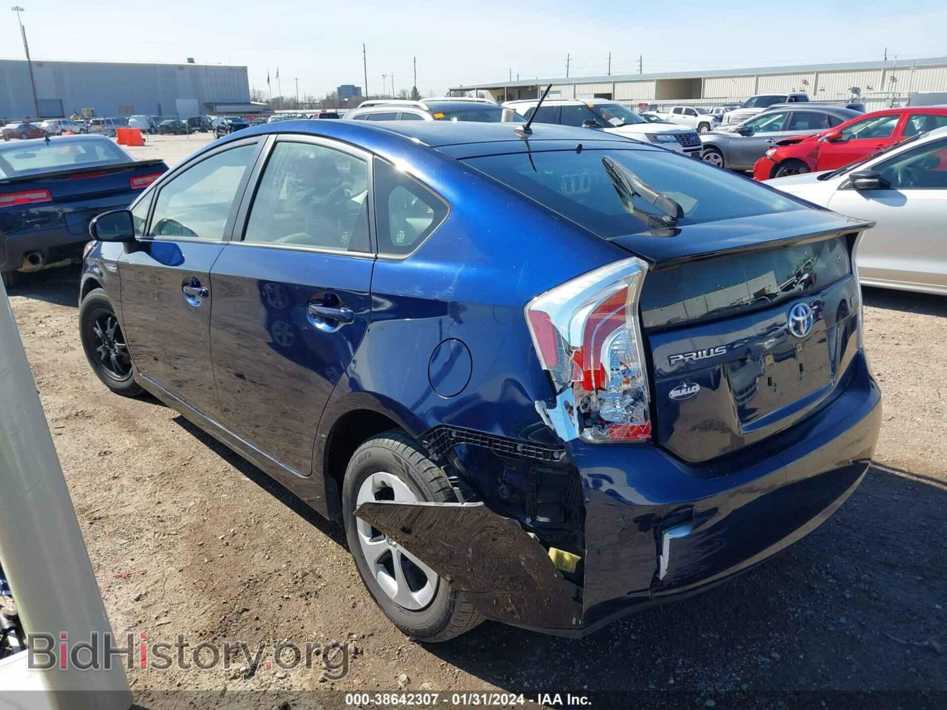 2014 TOYOTA PRIUS - VIN: JTDKN3DU5E1760113 - Фото 3