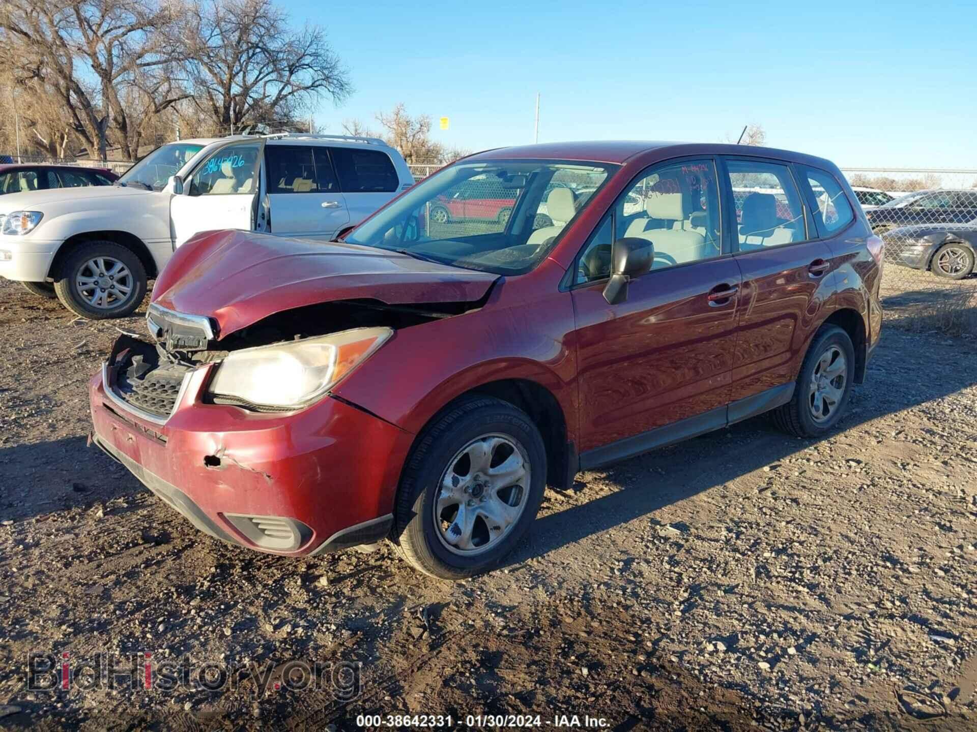 2014 SUBARU FORESTER - VIN: JF2SJAAC6EH532674 - Фото 2