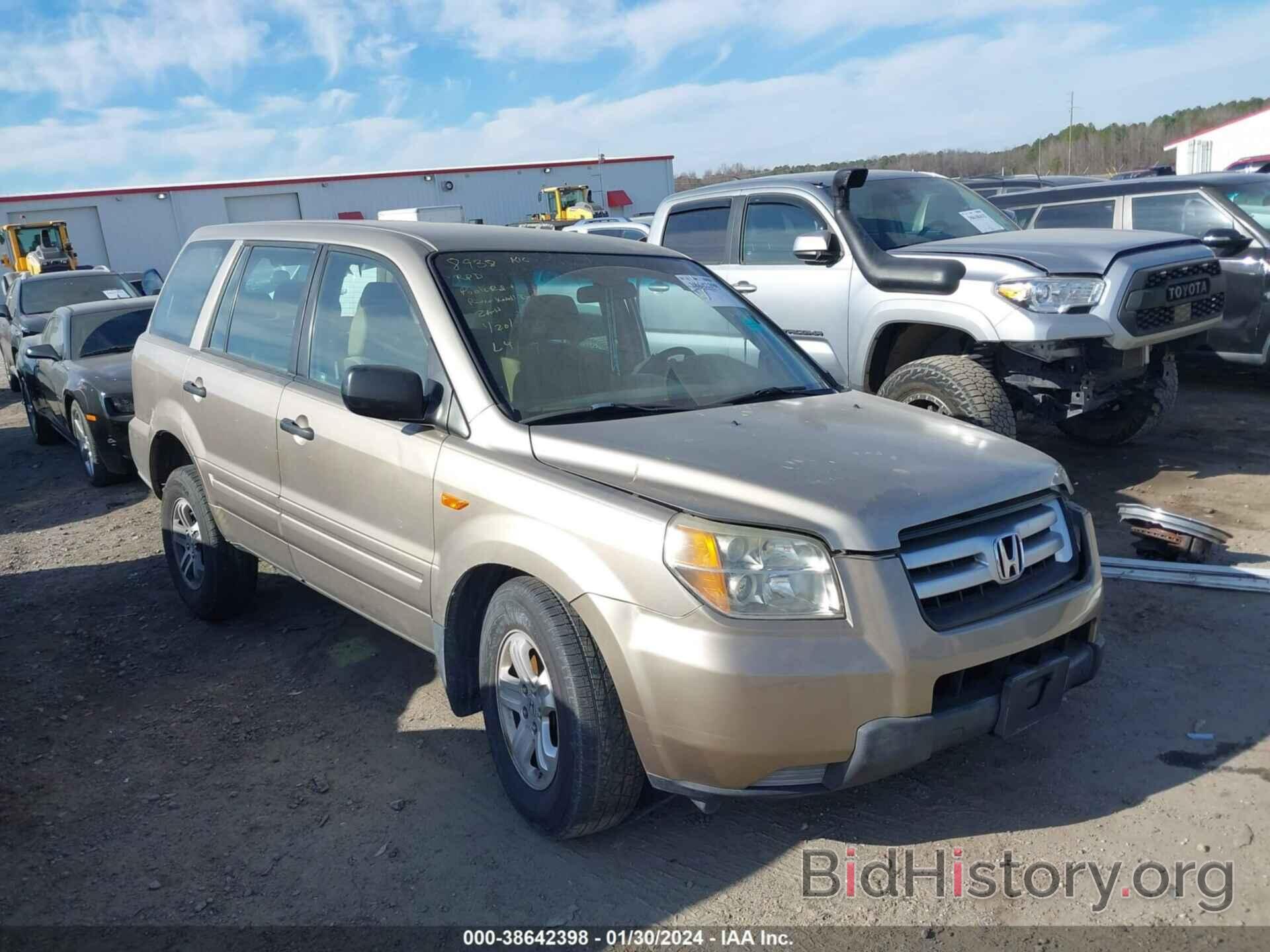 Photo 2HKYF18116H547827 - HONDA PILOT 2006