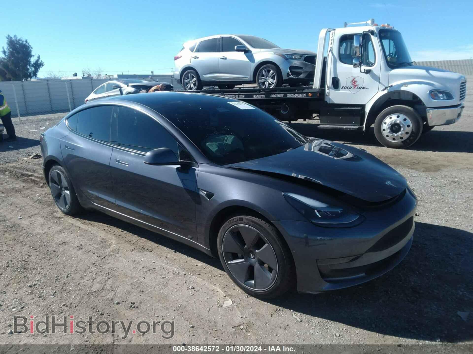 Фотография 5YJ3E1EA6MF992450 - TESLA MODEL 3 2021