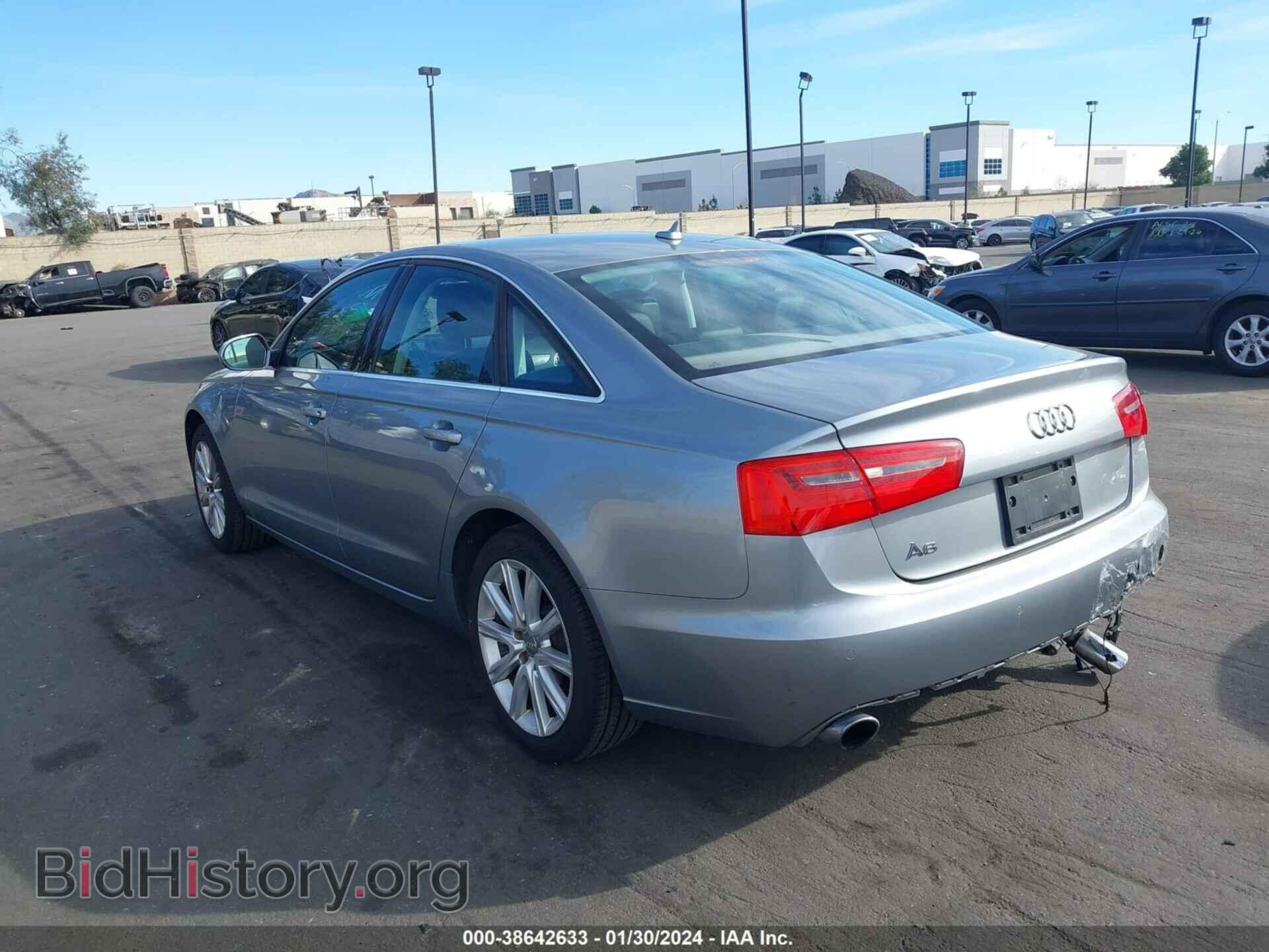 2013 AUDI A6 - VIN: WAUGFAFC8DN019485 - Фото 3