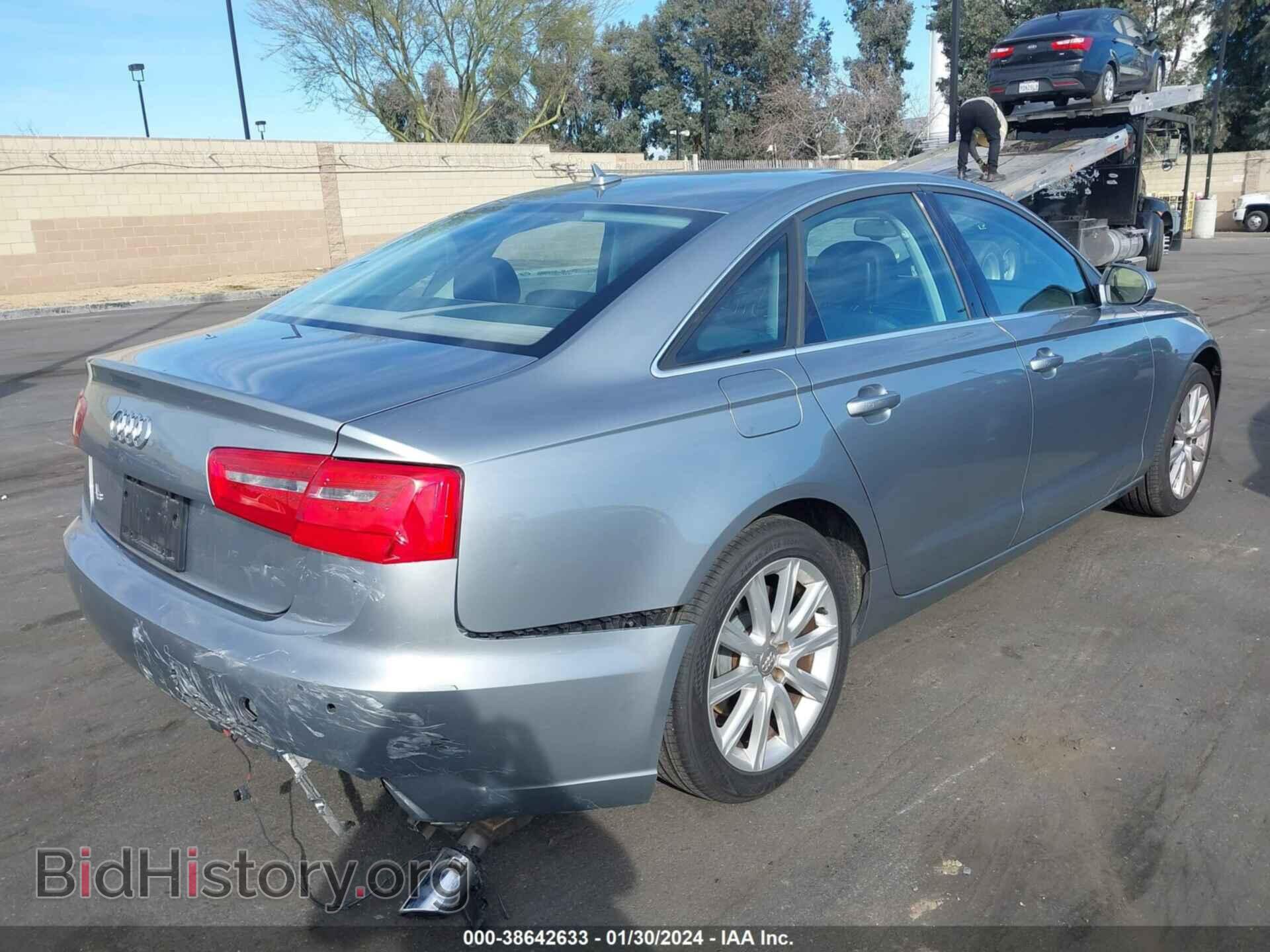 2013 AUDI A6 - VIN: WAUGFAFC8DN019485 - Фото 4