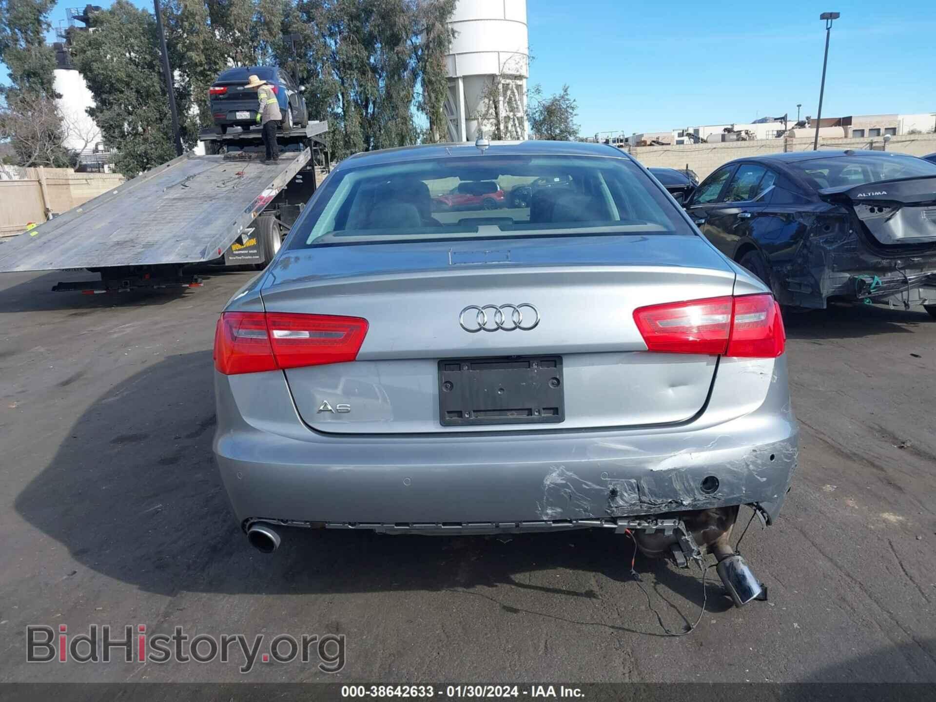 2013 AUDI A6 - VIN: WAUGFAFC8DN019485 - Фото 6
