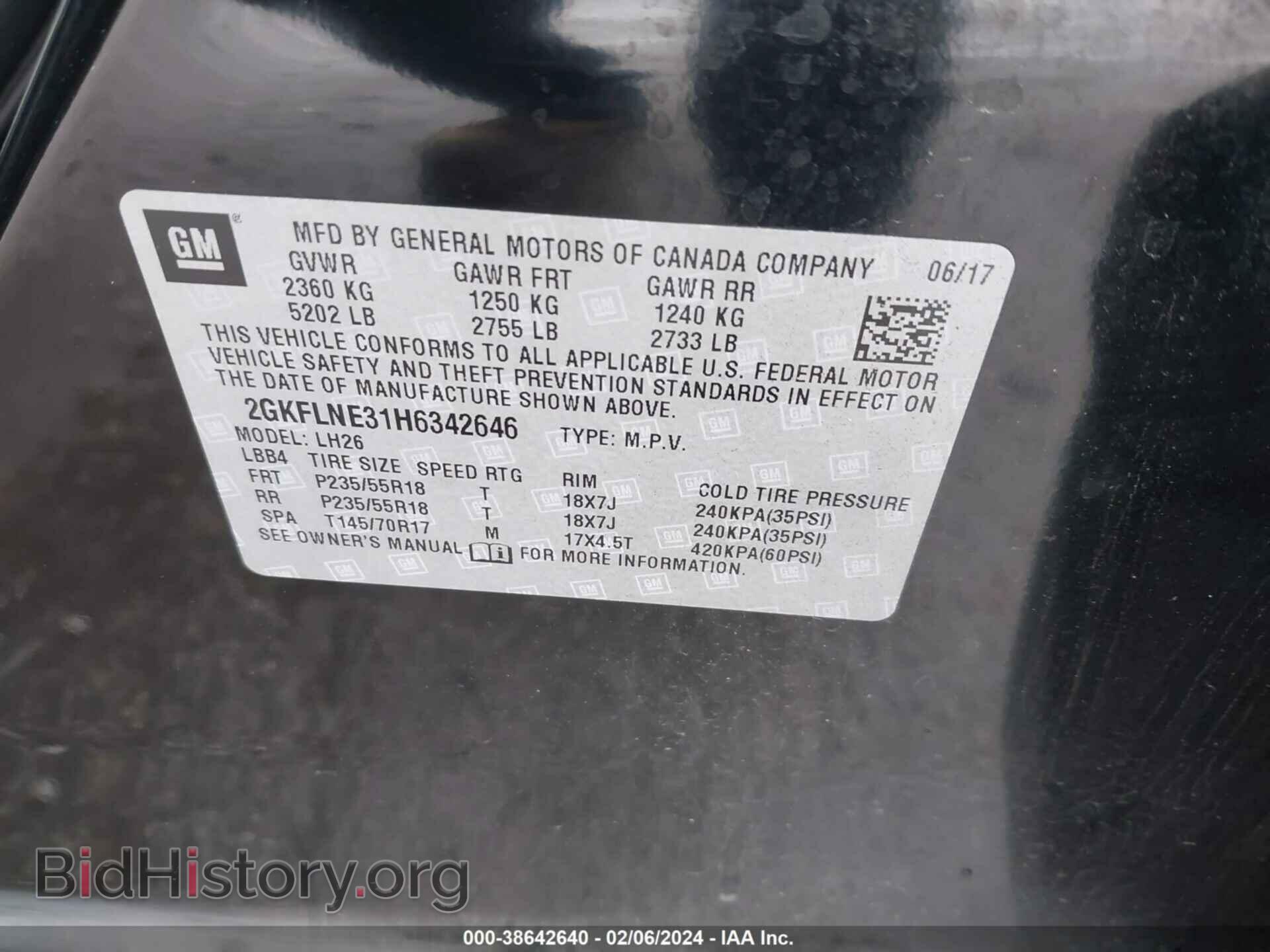 2017 GMC TERRAIN - VIN: 2GKFLNE31H6342646 - Фото 9