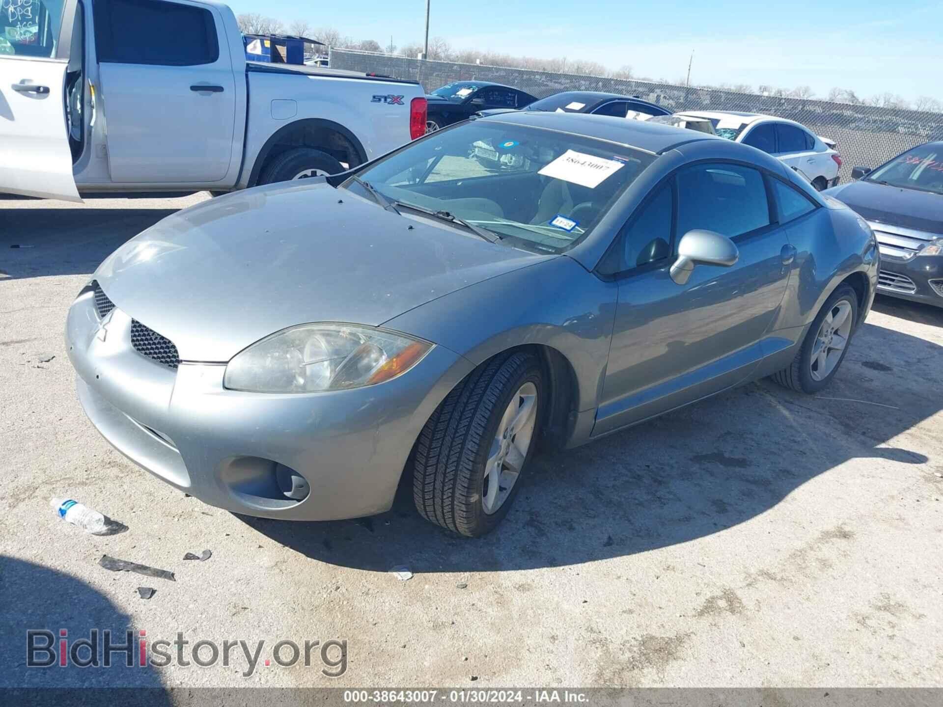 2007 MITSUBISHI ECLIPSE - VIN: 4A3AK24F07E022938 - Фото 2