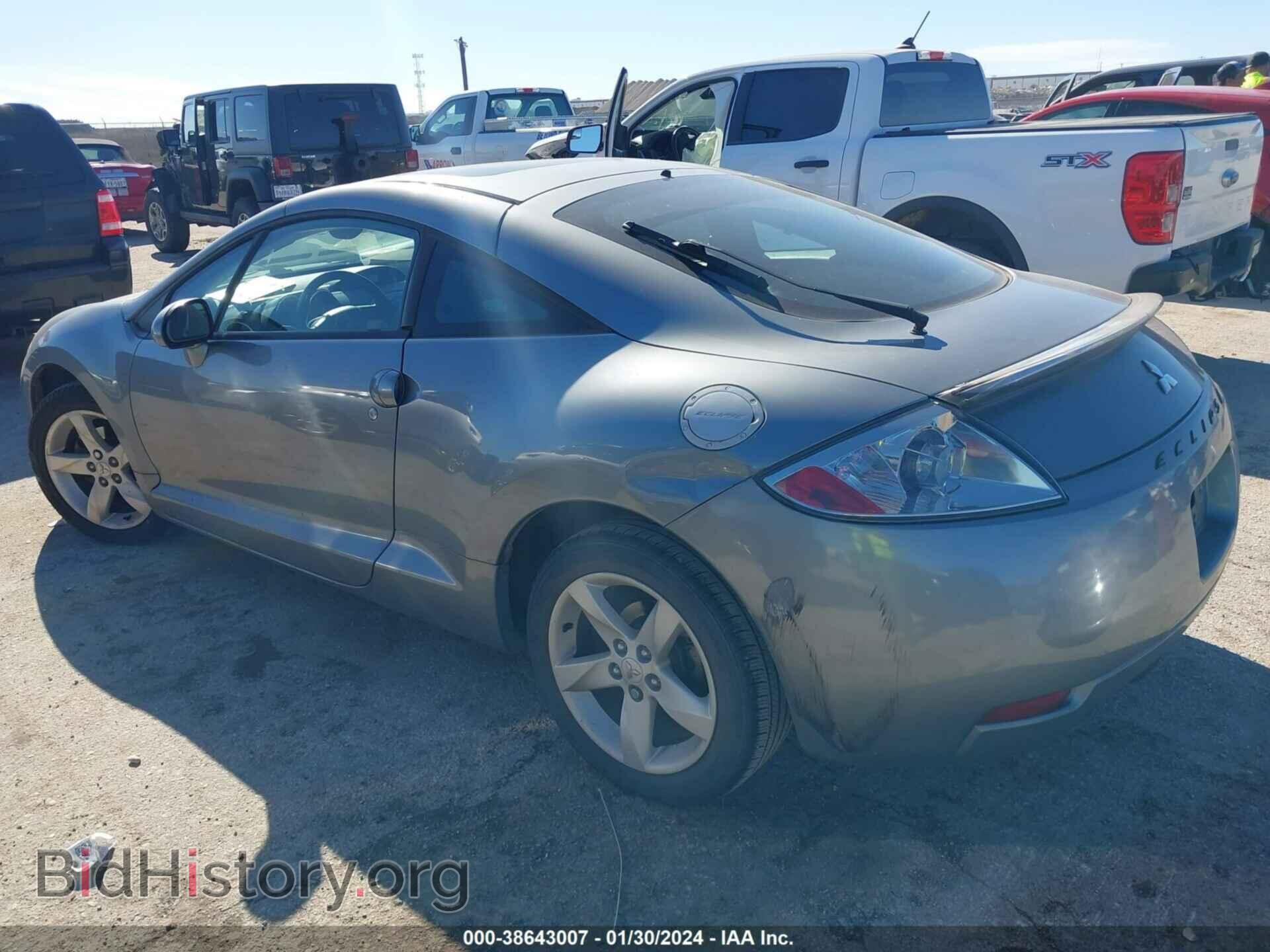 2007 MITSUBISHI ECLIPSE - VIN: 4A3AK24F07E022938 - Фото 3
