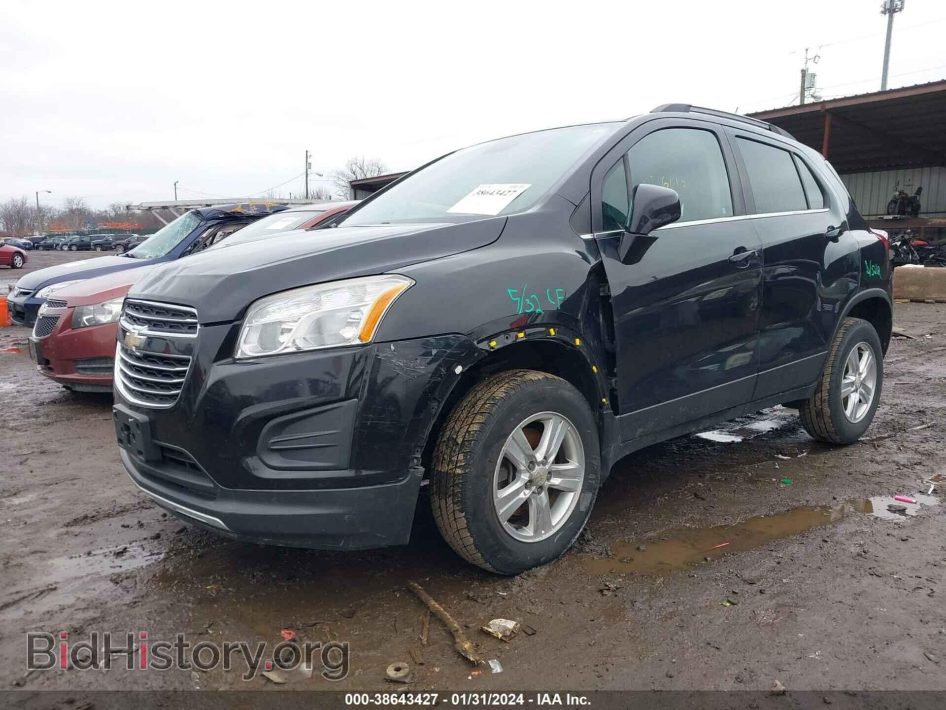 2015 CHEVROLET TRAX - VIN: KL7CJRSB2FB237029 - Фото 2