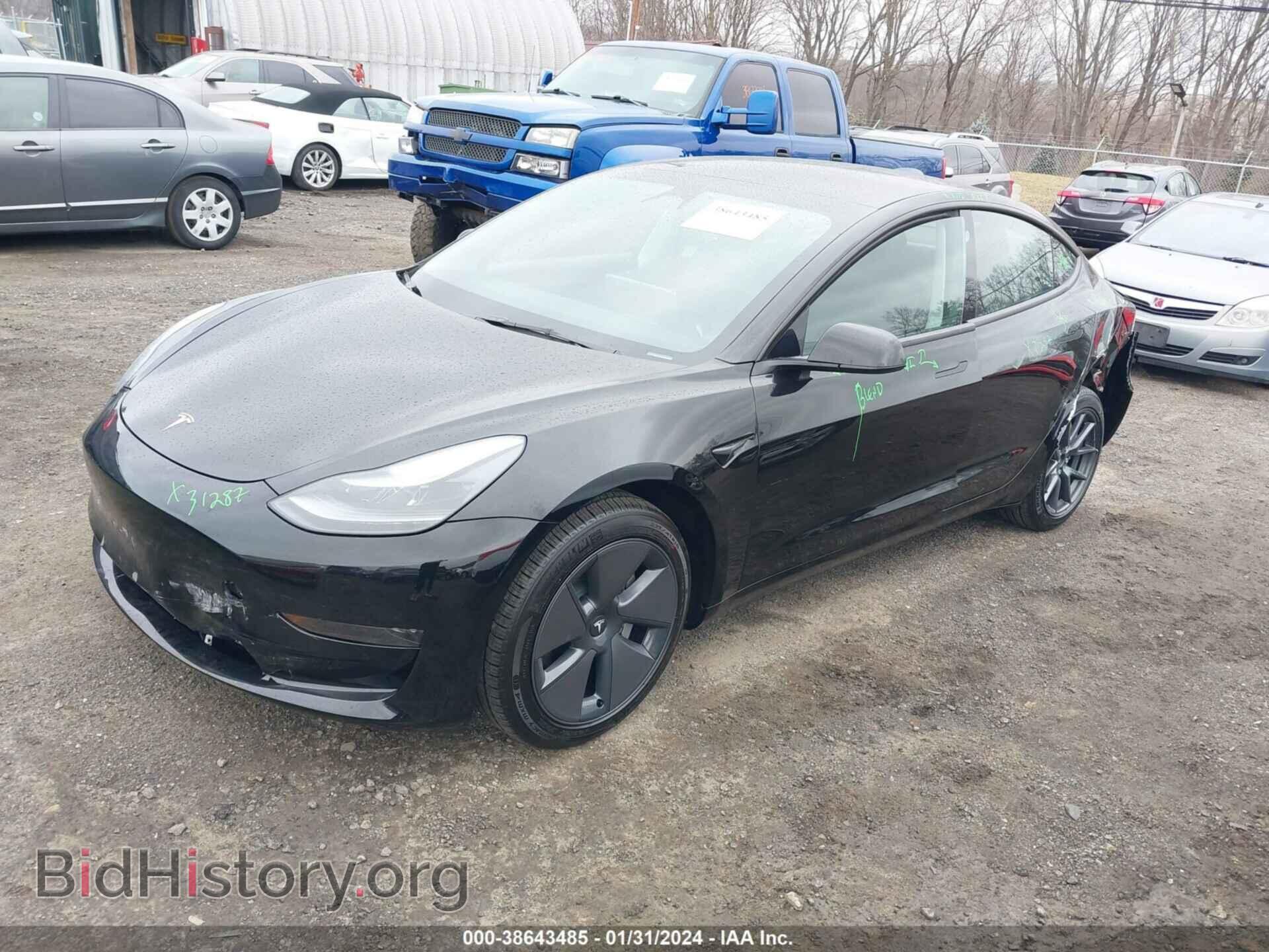 2023 TESLA MODEL 3 - VIN: 5YJ3E1EA7PF673708 - Фото 2