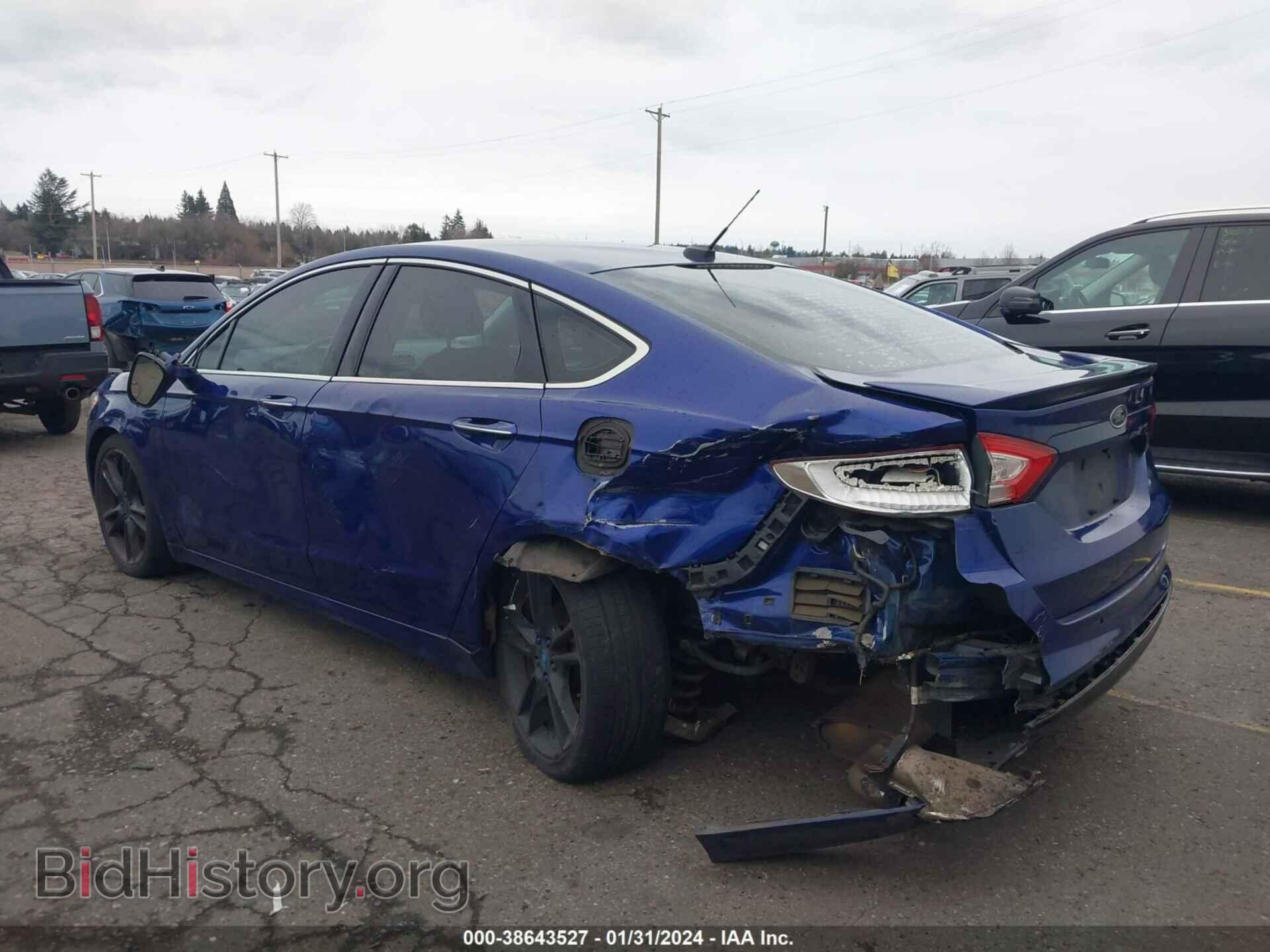 2013 FORD FUSION - VIN: 3FA6P0D97DR204076 - Photo 3
