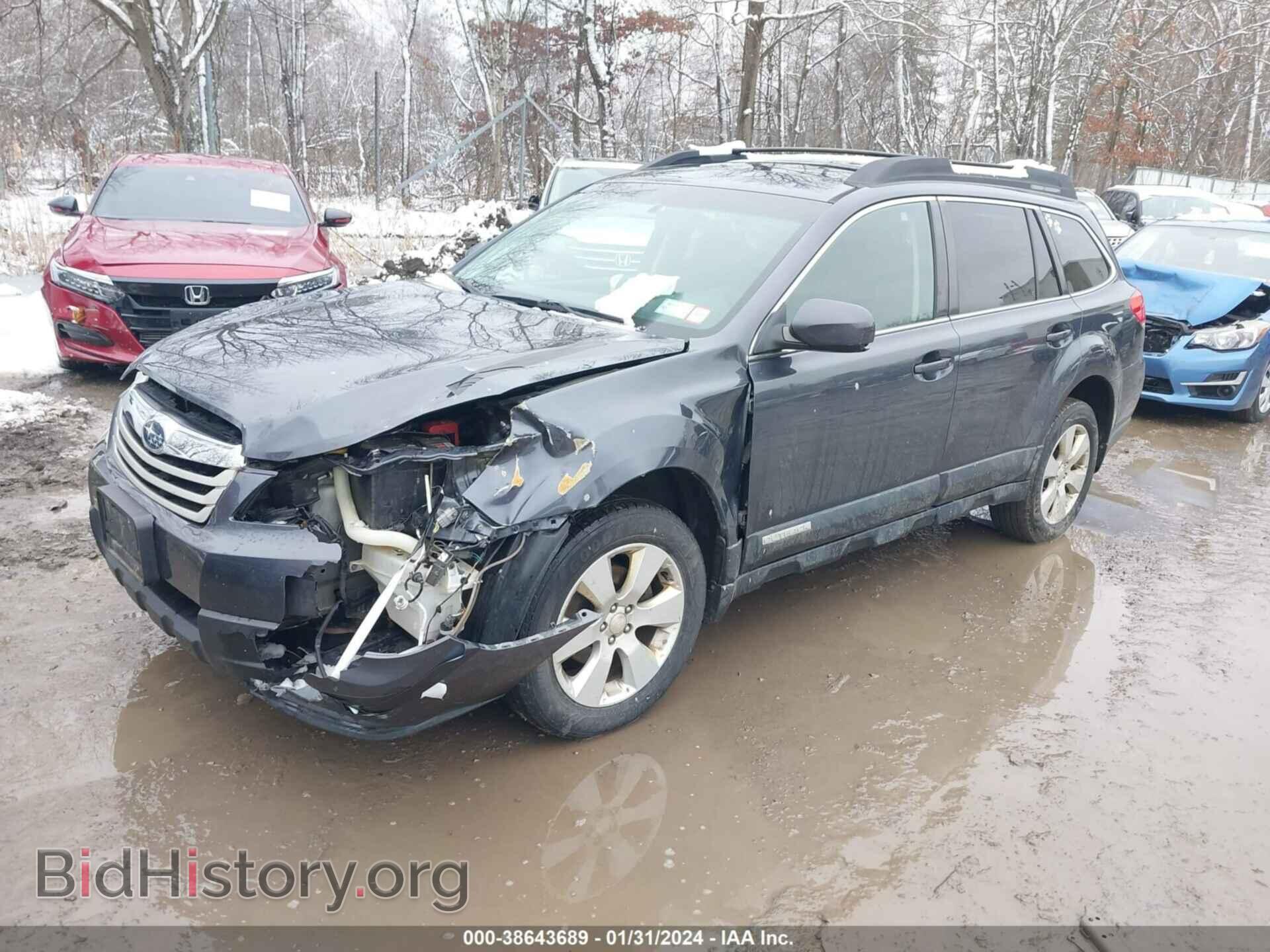 2012 SUBARU OUTBACK - VIN: 4S4BRBGC2C3283851 - Фото 2