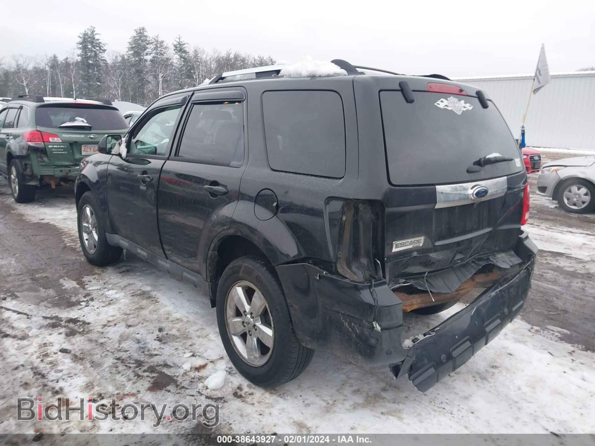 2011 FORD ESCAPE - VIN: 1FMCU9E79BKA90375 - Фото 3