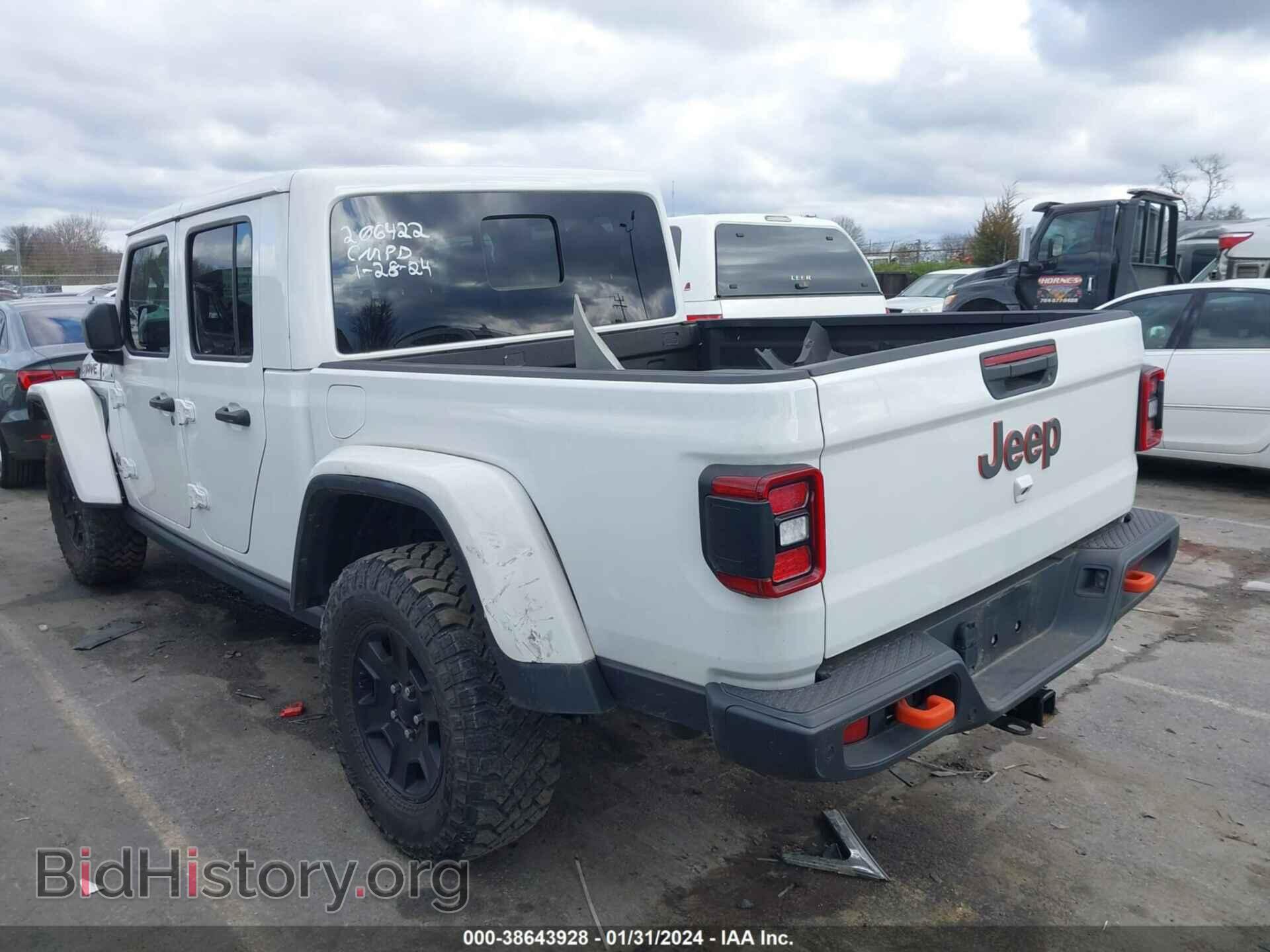 2020 JEEP GLADIATOR - VIN: 1C6JJTEG9LL206422 - Фото 3