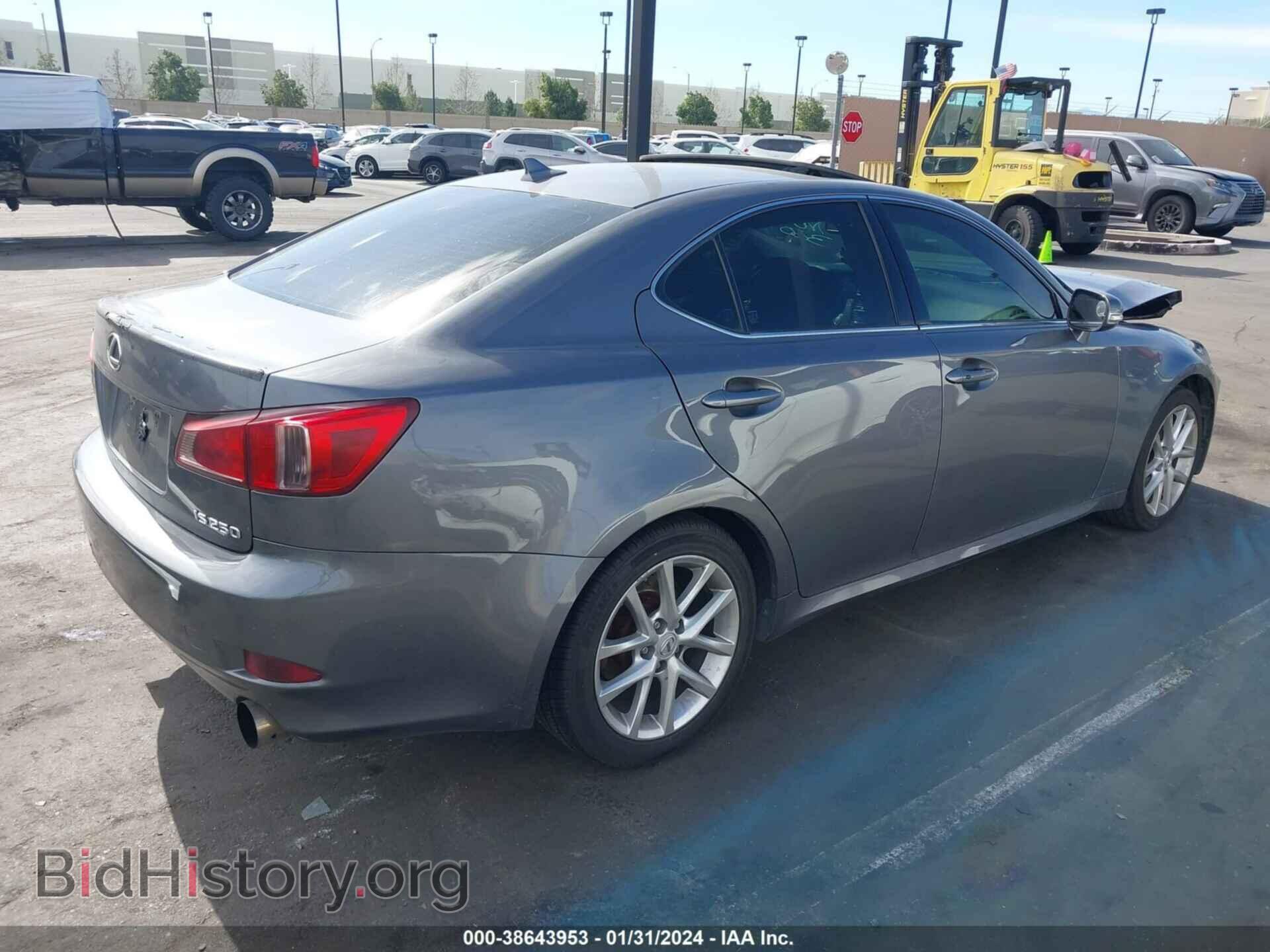 2012 LEXUS IS 250 - VIN: JTHBF5C27C5172548 - Фото 4