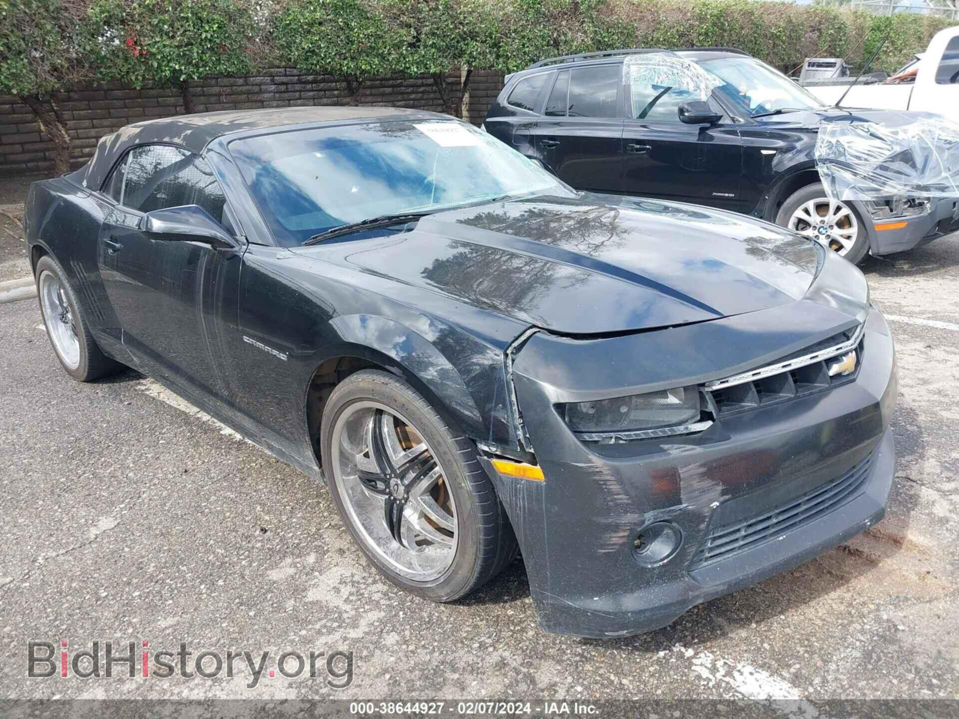 Фотография 2G1FB3D37E9257284 - CHEVROLET CAMARO 2014