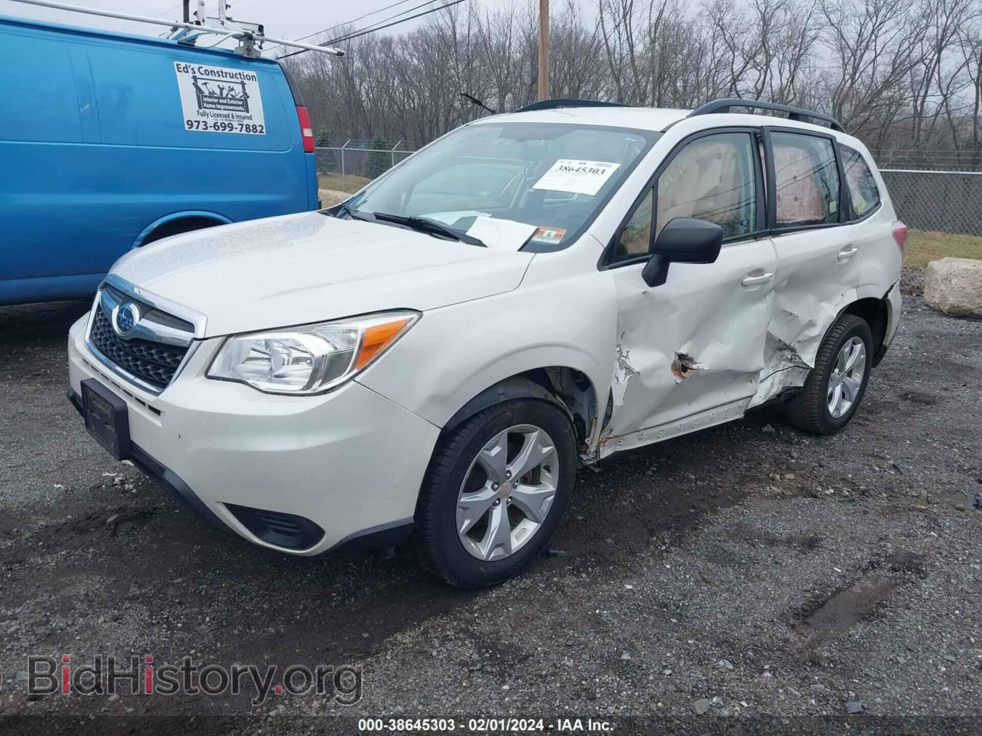 2015 SUBARU FORESTER - VIN: JF2SJABC0FH815524 - Фото 2