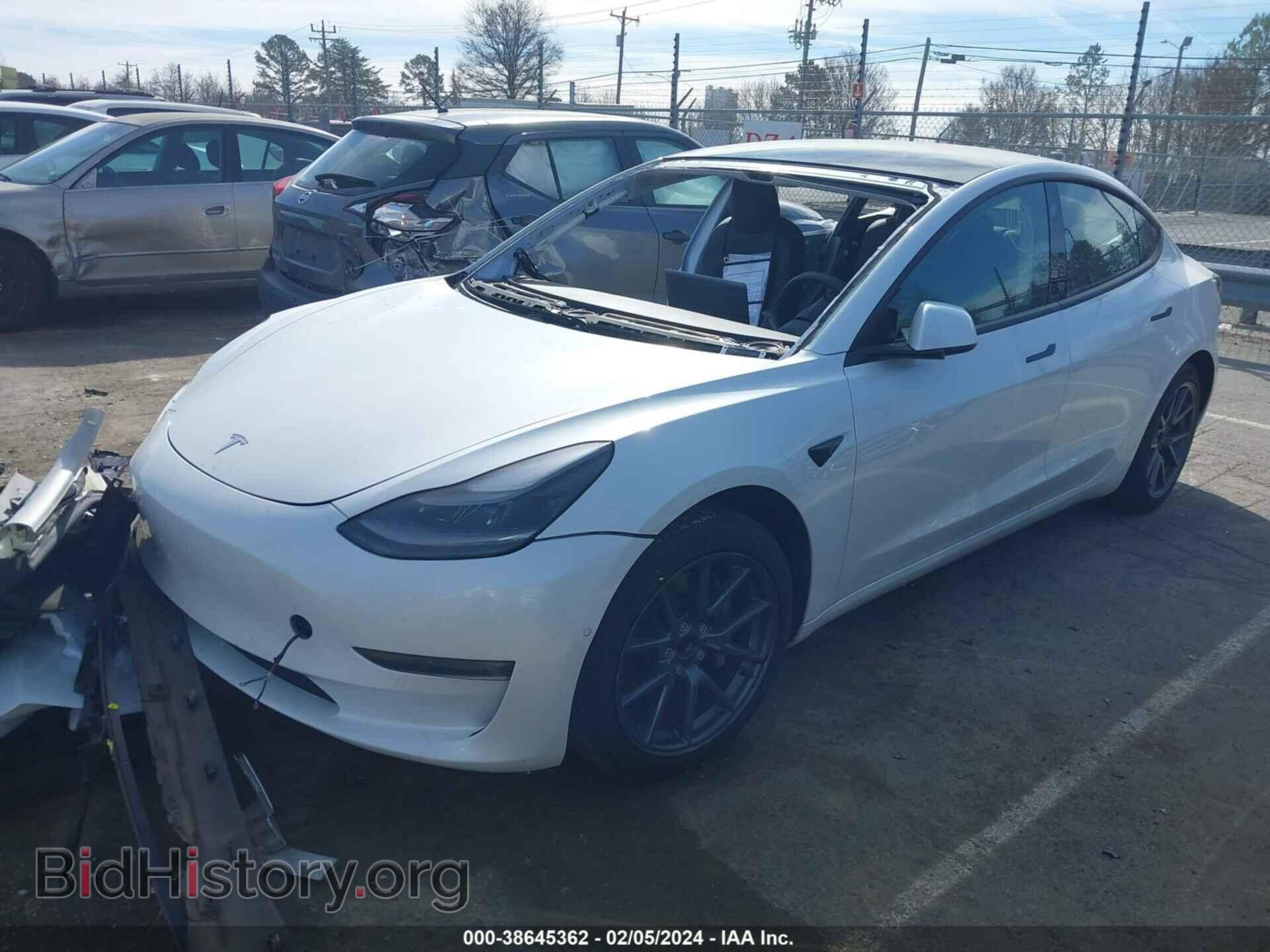 2021 TESLA MODEL 3 - VIN: 5YJ3E1EA1MF922645 - Photo 2