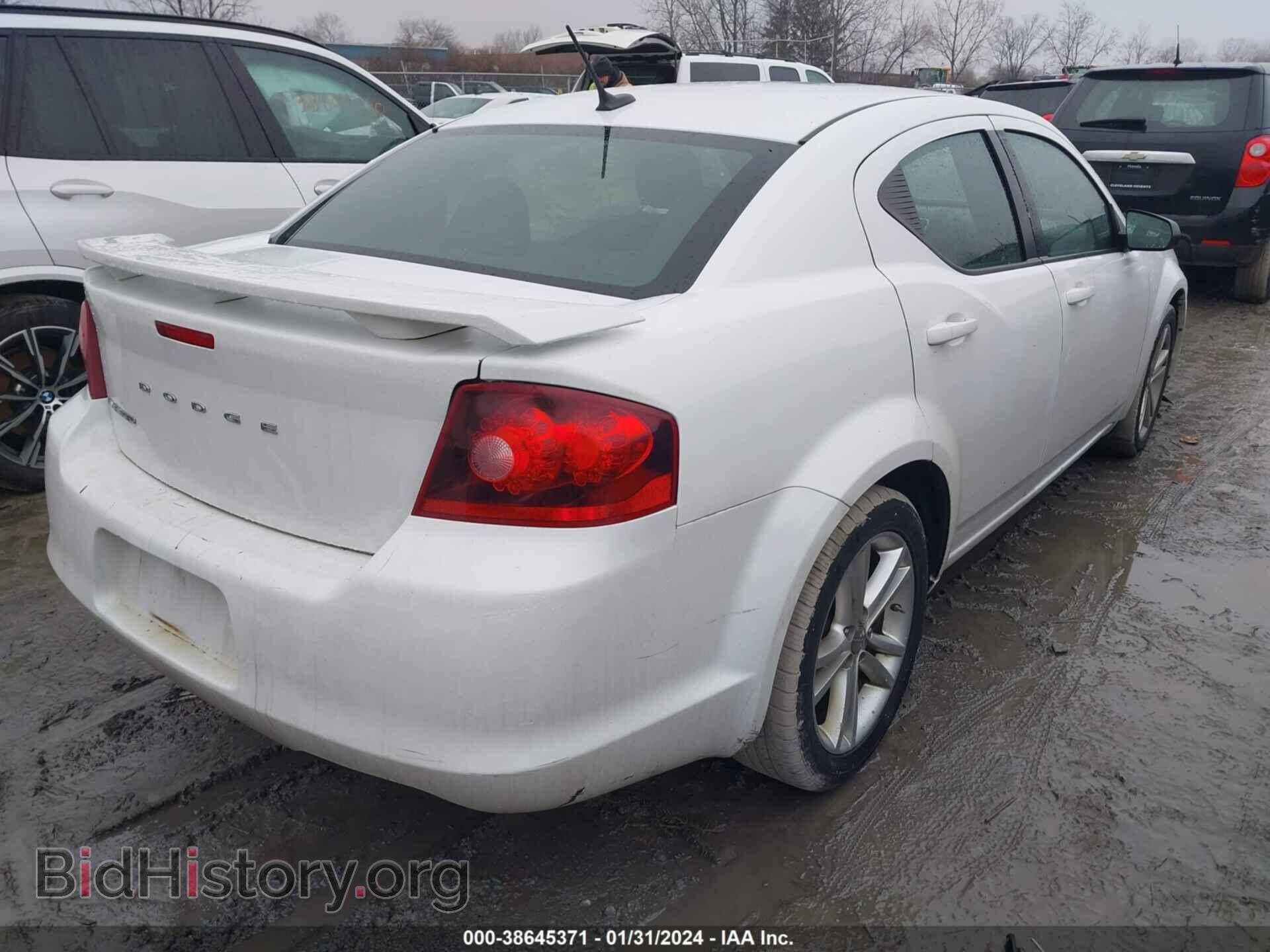 2013 DODGE AVENGER - VIN: 1C3CDZAG5DN502825 - Фото 4