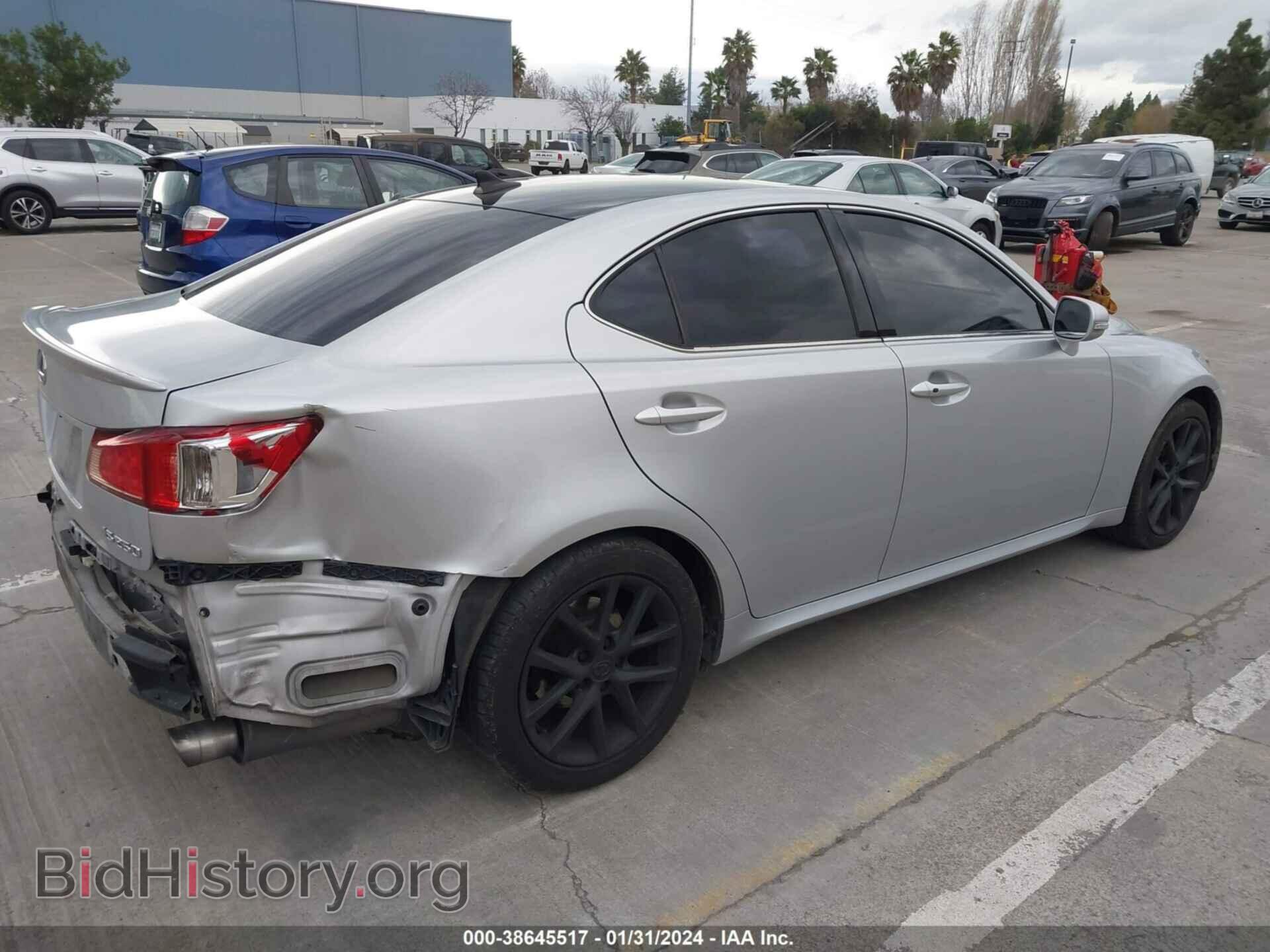 2012 LEXUS IS 250 - VIN: JTHBF5C24C2102250 - Фото 4