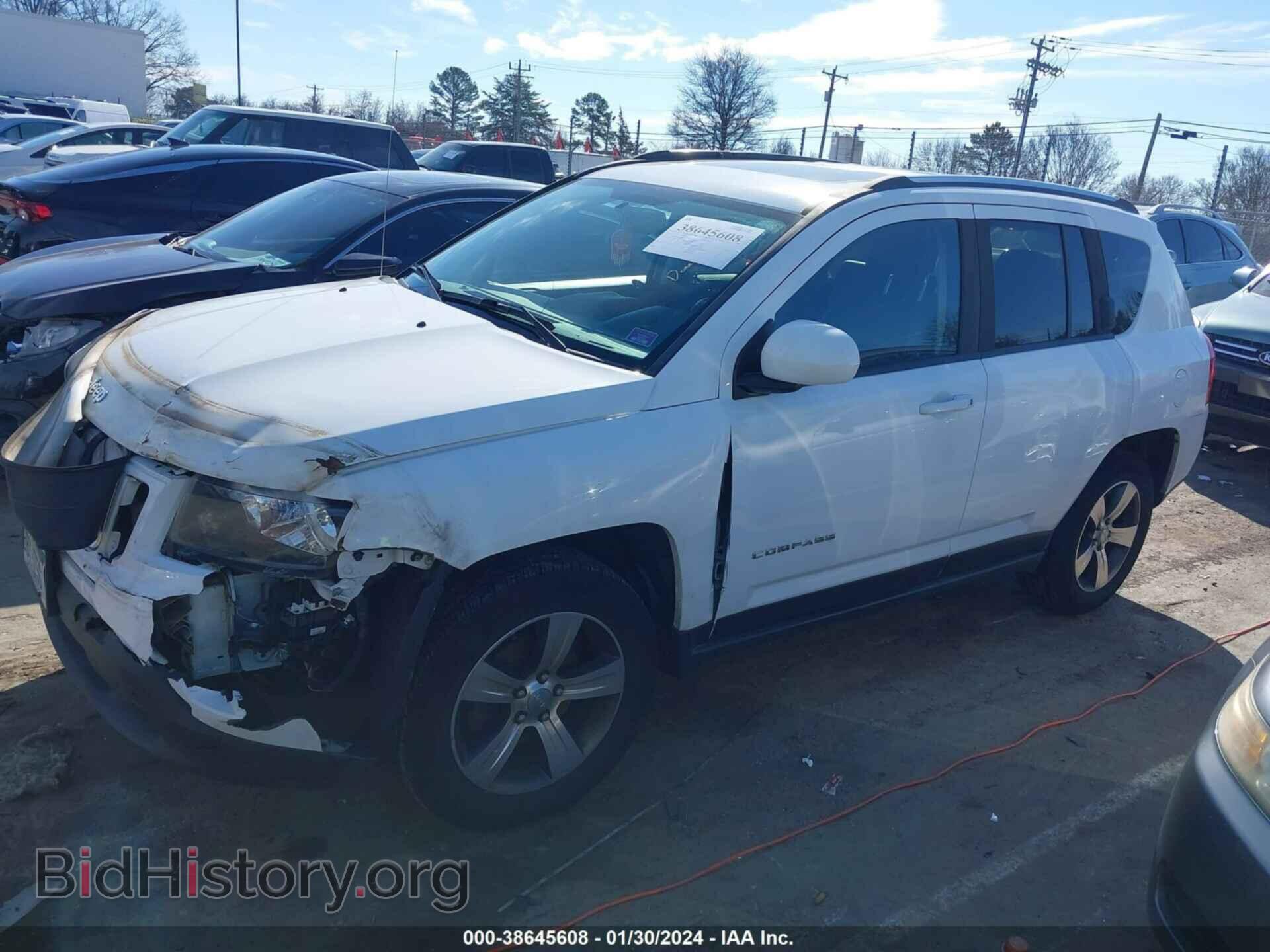 2016 JEEP COMPASS - VIN: 1C4NJDEB2GD798752 - Фото 2