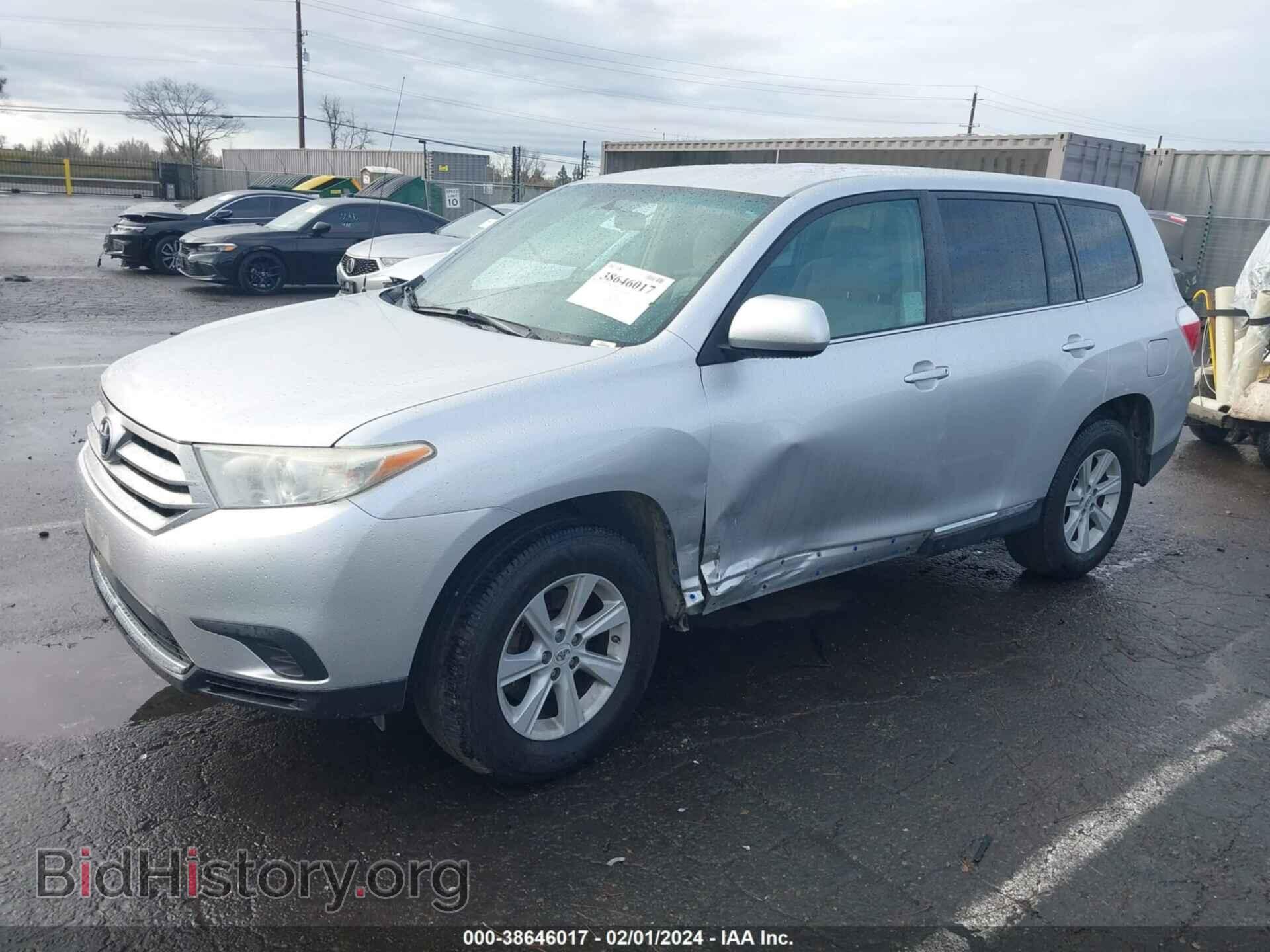 2012 TOYOTA HIGHLANDER - VIN: 5TDZA3EH0CS030766 - Фото 2