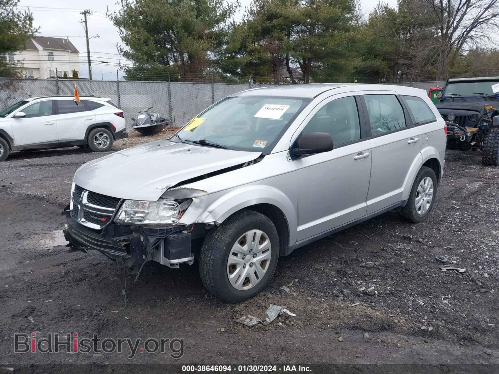 2013 DODGE JOURNEY - VIN: 3C4PDCAB2DT687687 - Фото 2