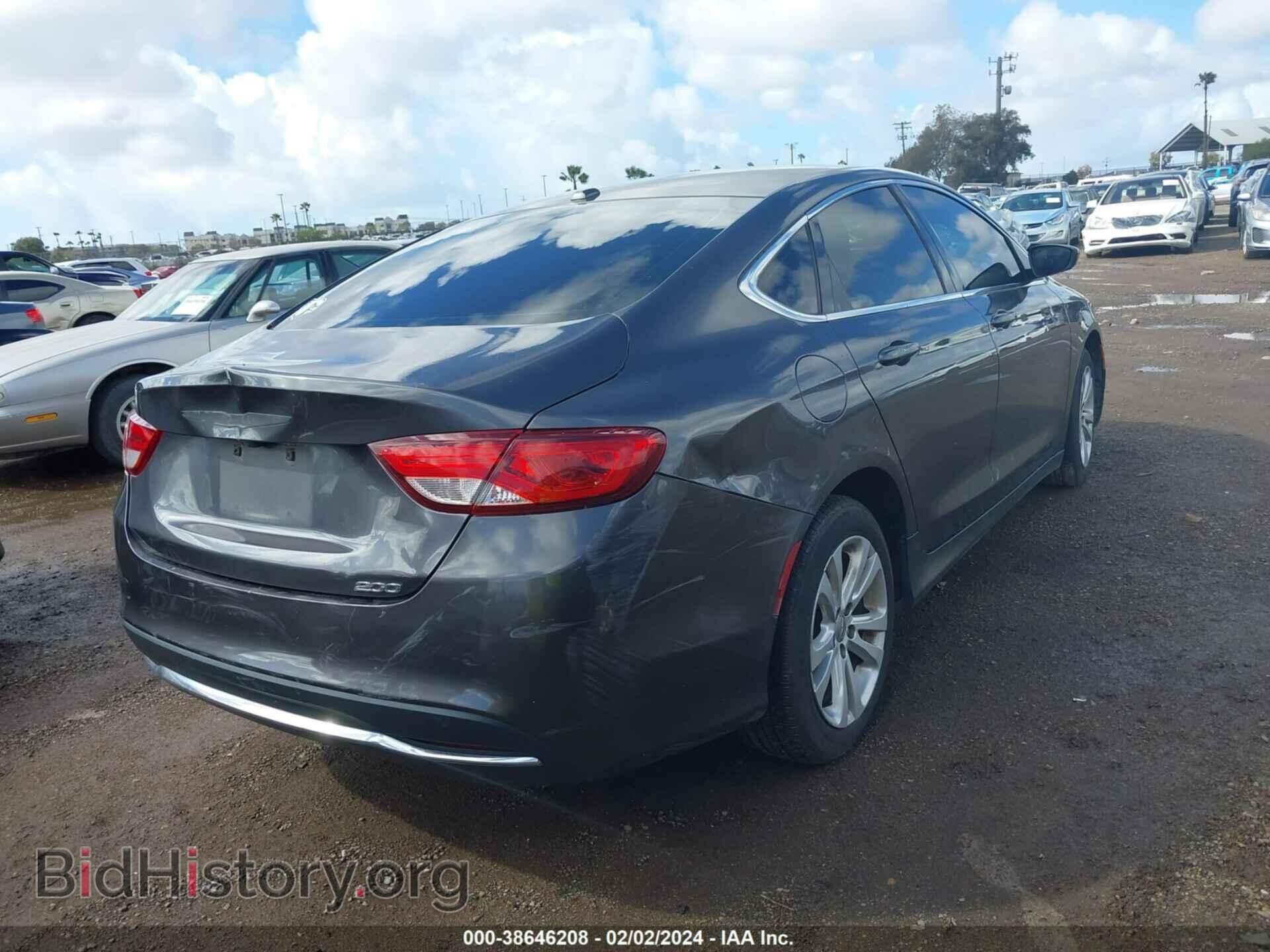 2016 CHRYSLER 200 - VIN: 1C3CCCAB1GN110756 - Фото 4