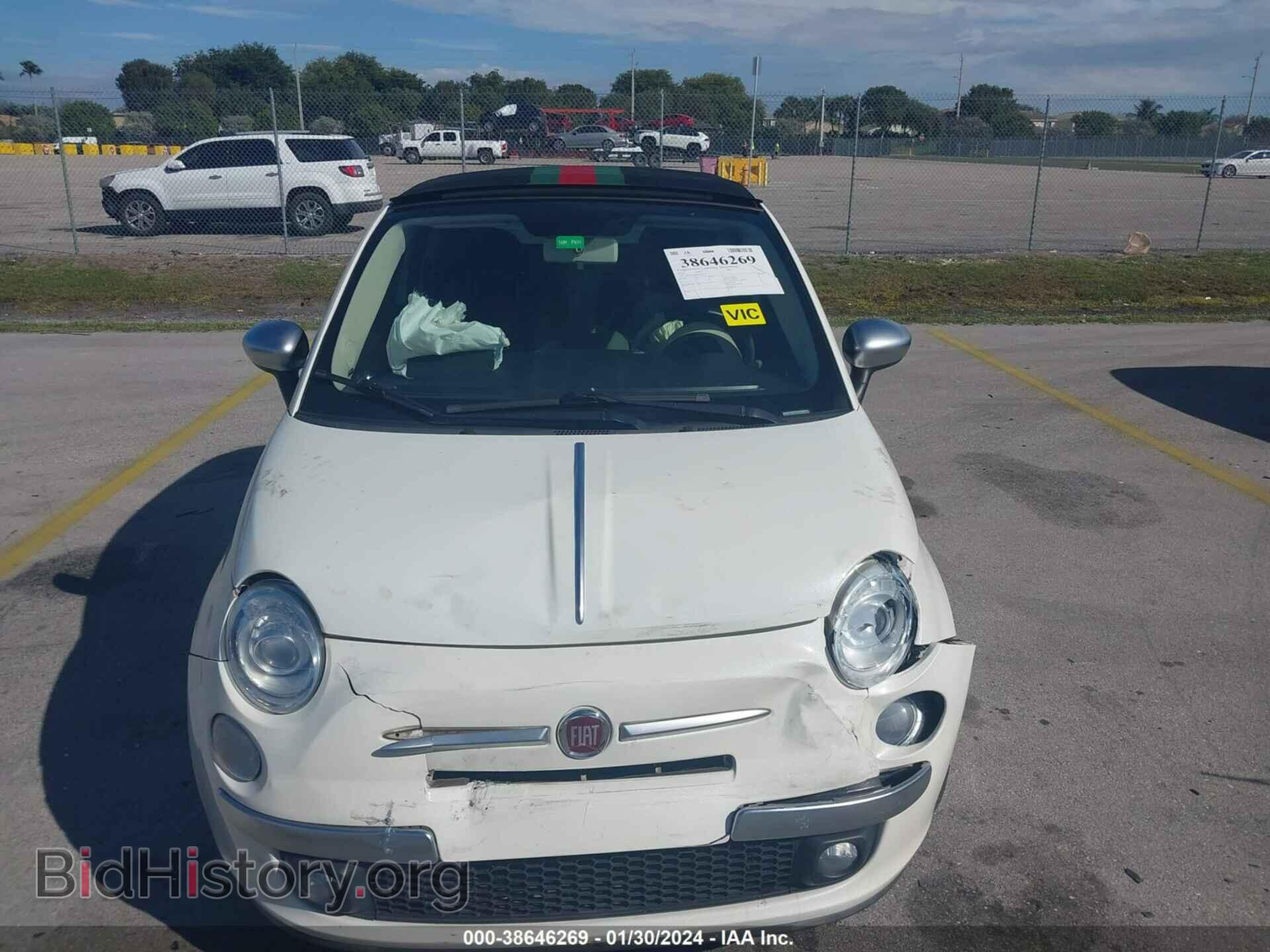 2012 FIAT 500C - VIN: 3C3CFFER8CT291459 - Фото 12