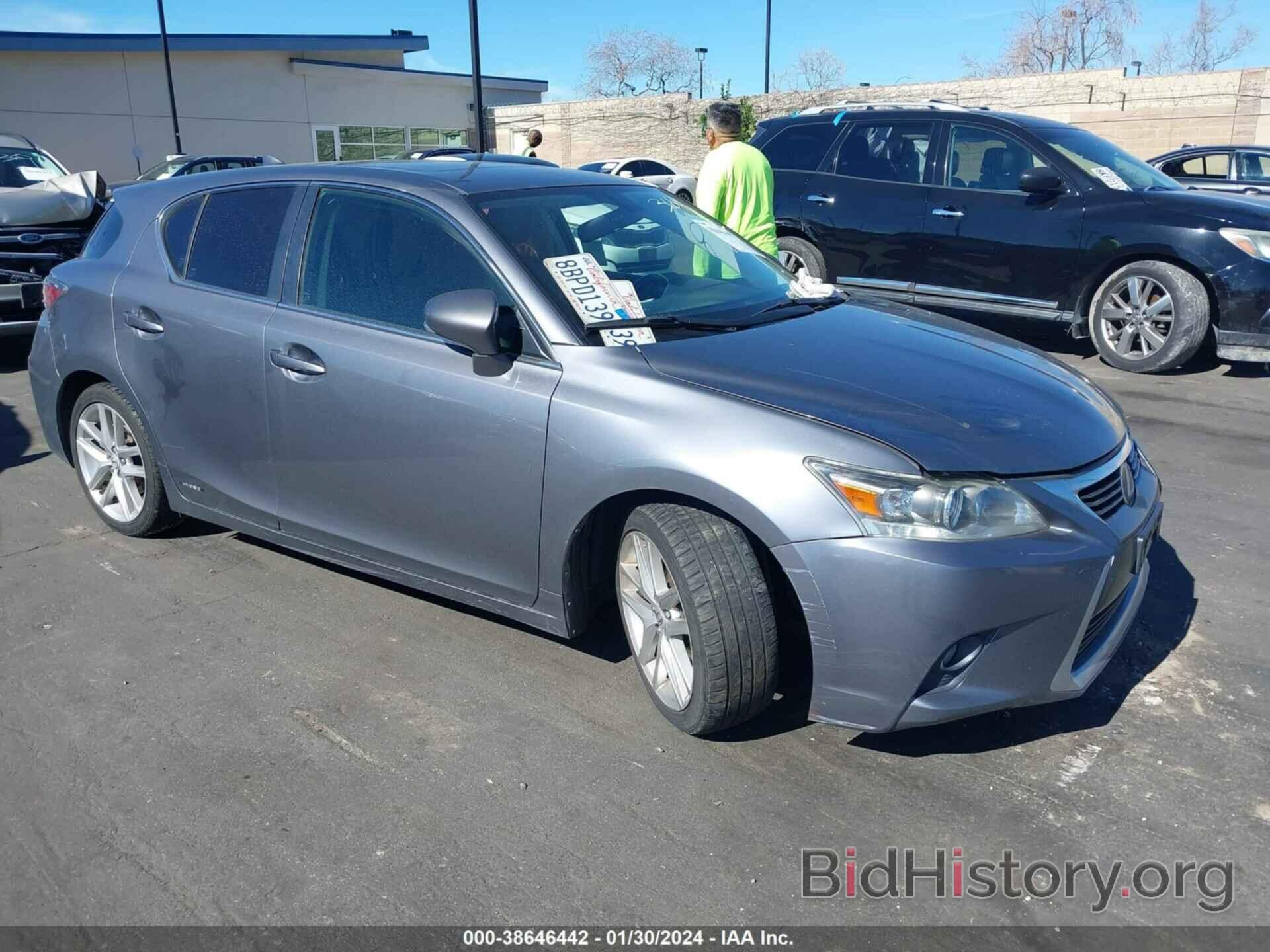 Фотография JTHKD5BH5E2204123 - LEXUS CT 200H 2014