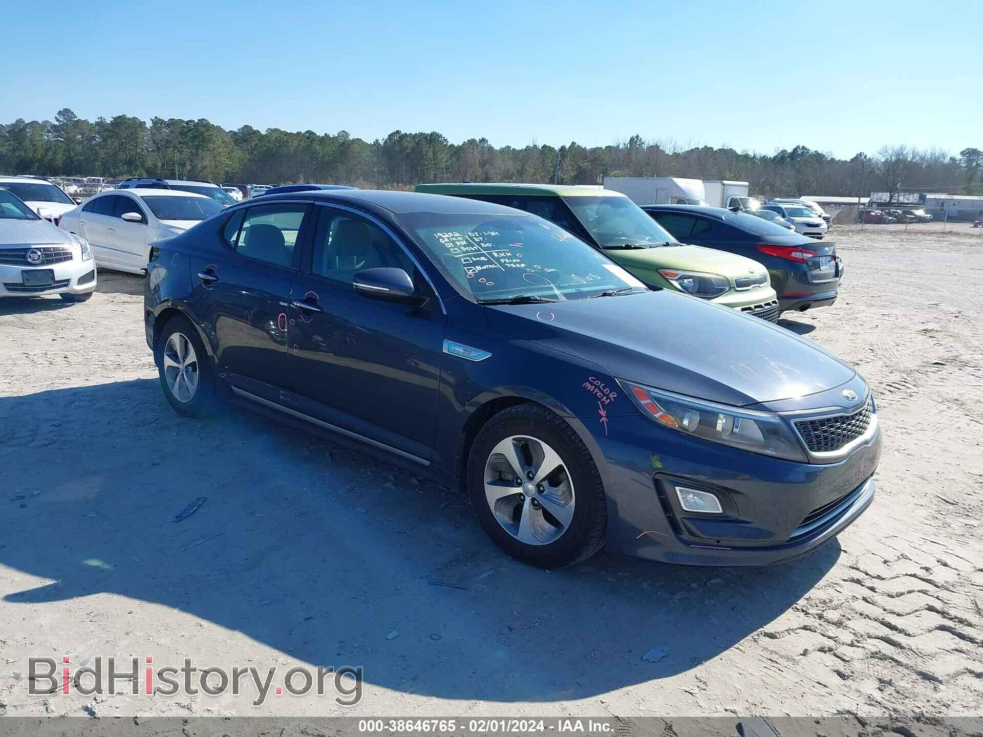 Фотография KNAGM4AD4E5071351 - KIA OPTIMA HYBRID 2014